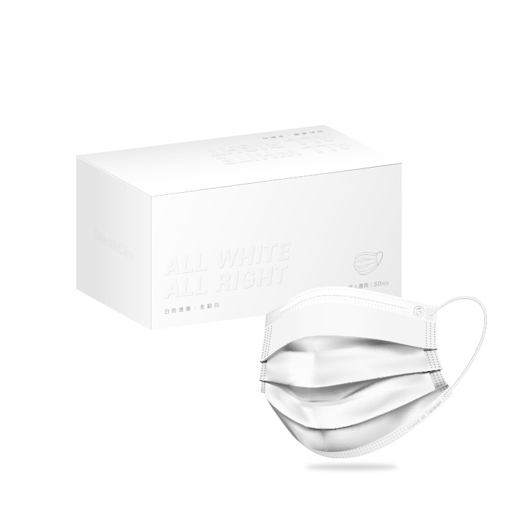 鉅瑋醫療口罩X純色系列(50片/盒，40盒/共1箱)