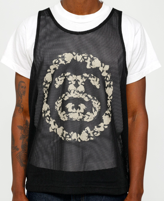 Stussy x Denim Tears Mesh Tank 洞洞球衣背心| FLOMMARKET