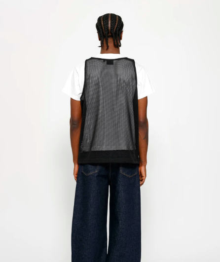トップス Stussy Denim Tears Mesh Tank DENIM TEARS DT MESH TANK: Stussy Tears (Black) | DSMG E-SHOP