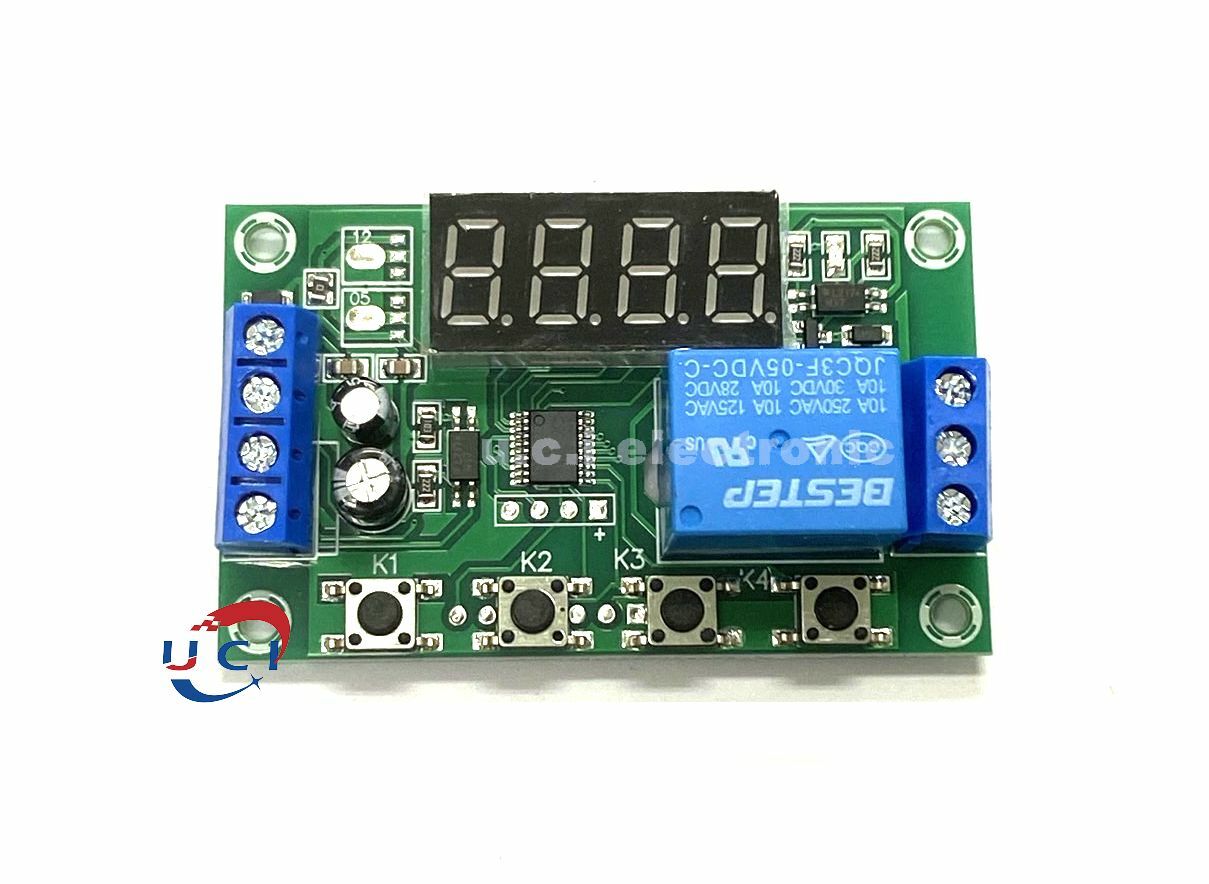 【UCI電子】(E-2) YYC-2S 路繼電器模組 延時開關 迴圈觸發延時斷電定時電路 5V