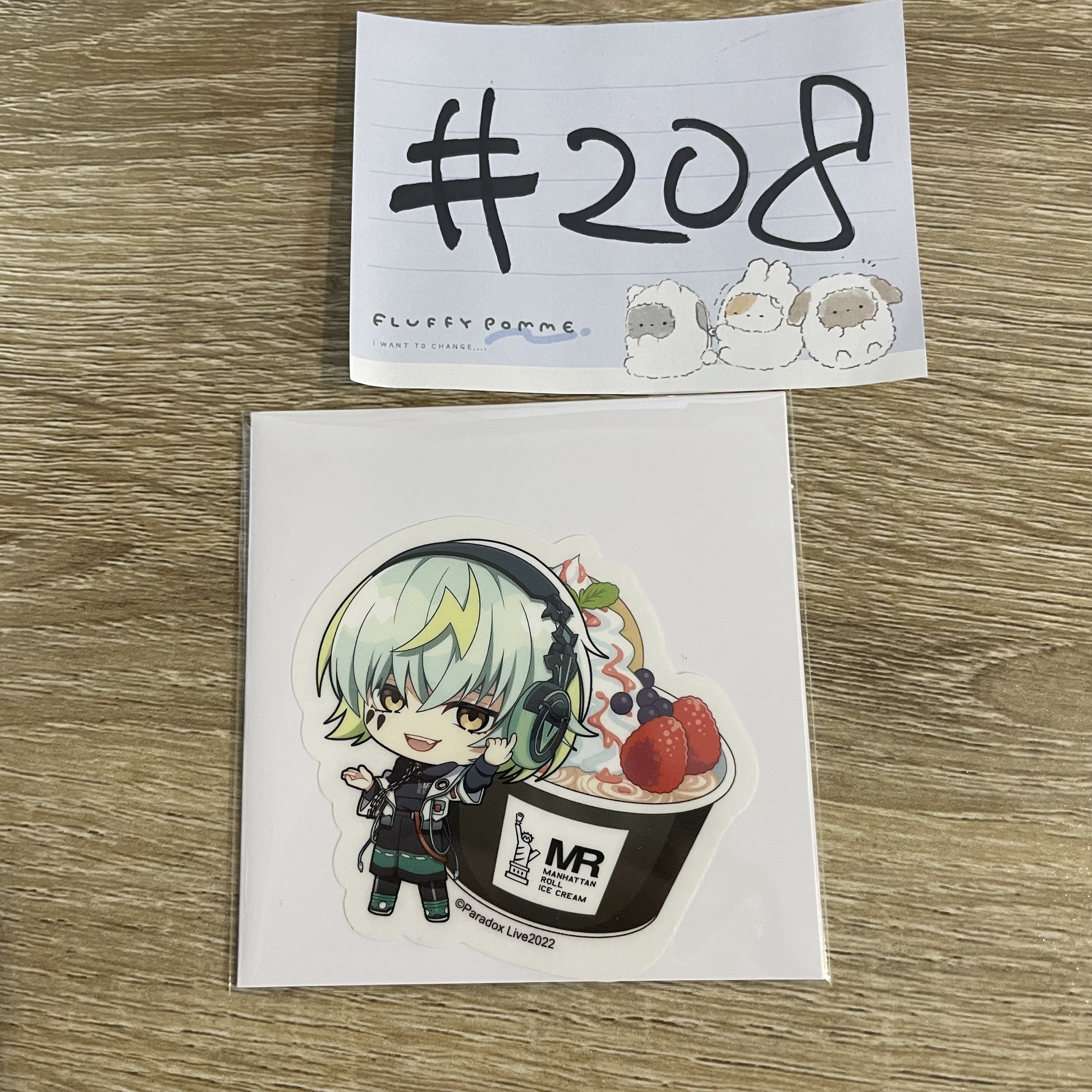 Paradox Live 賢太 貼紙#208