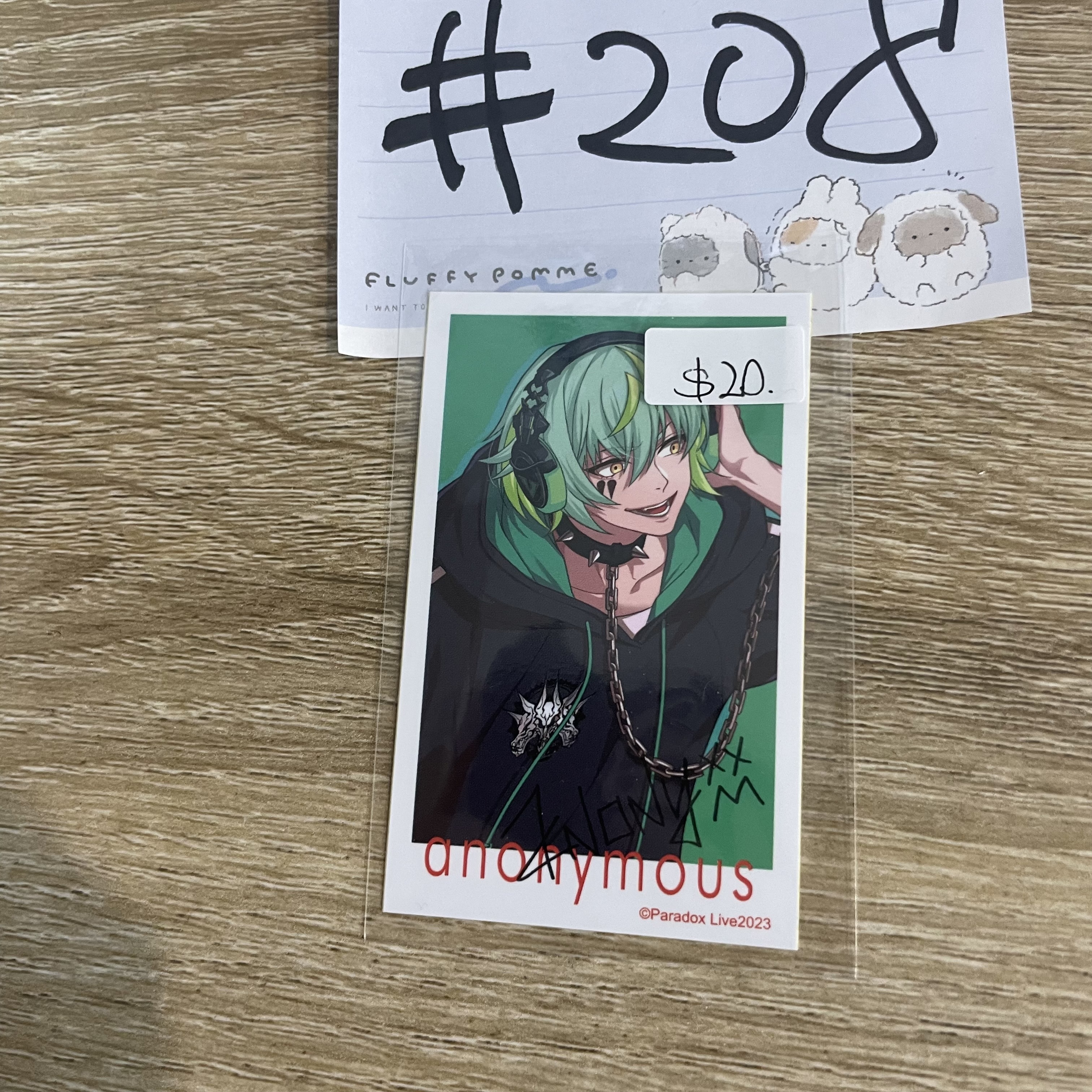 Paradox Live 賢太 貼紙#208