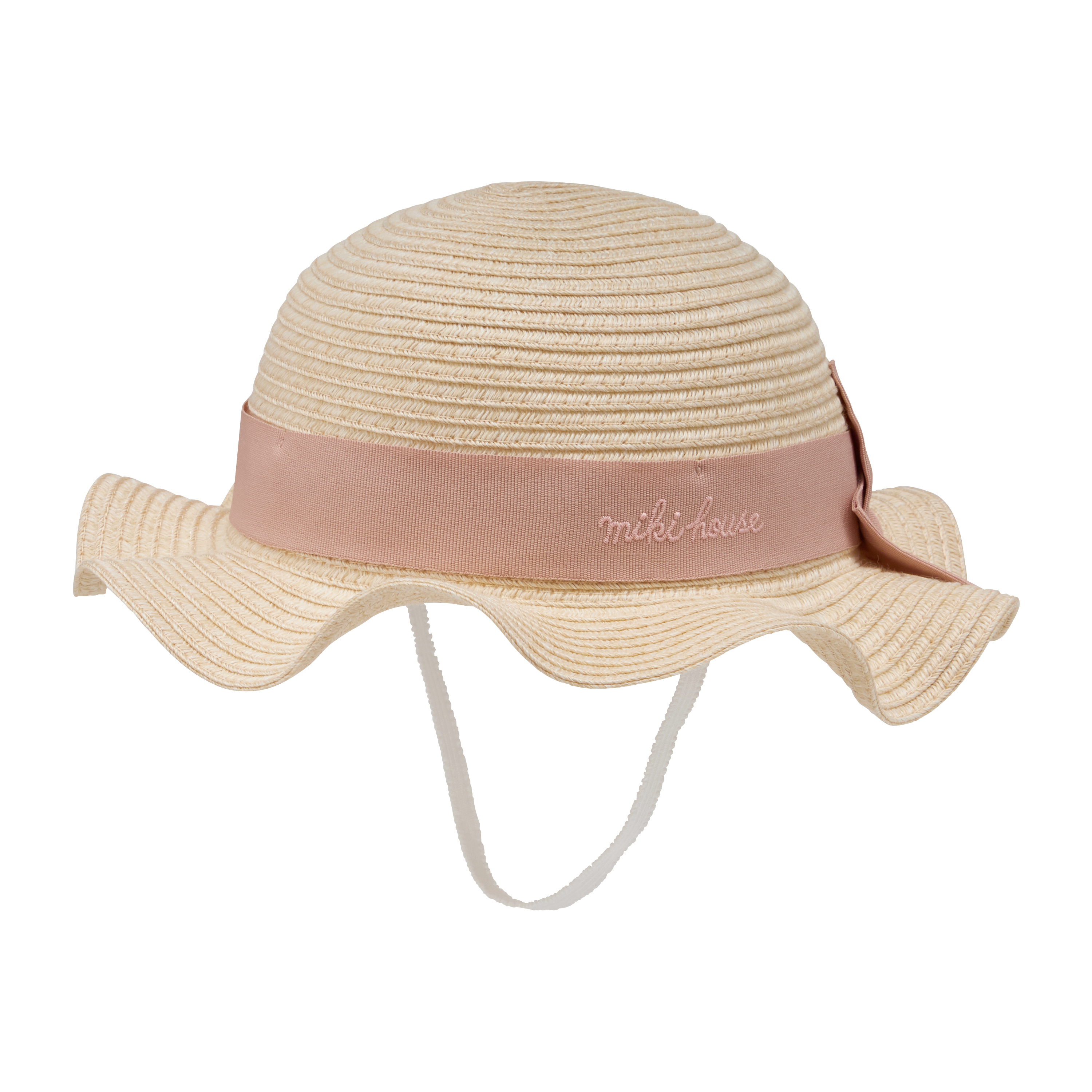 抗UV 蝴蝶結編織帽-粉