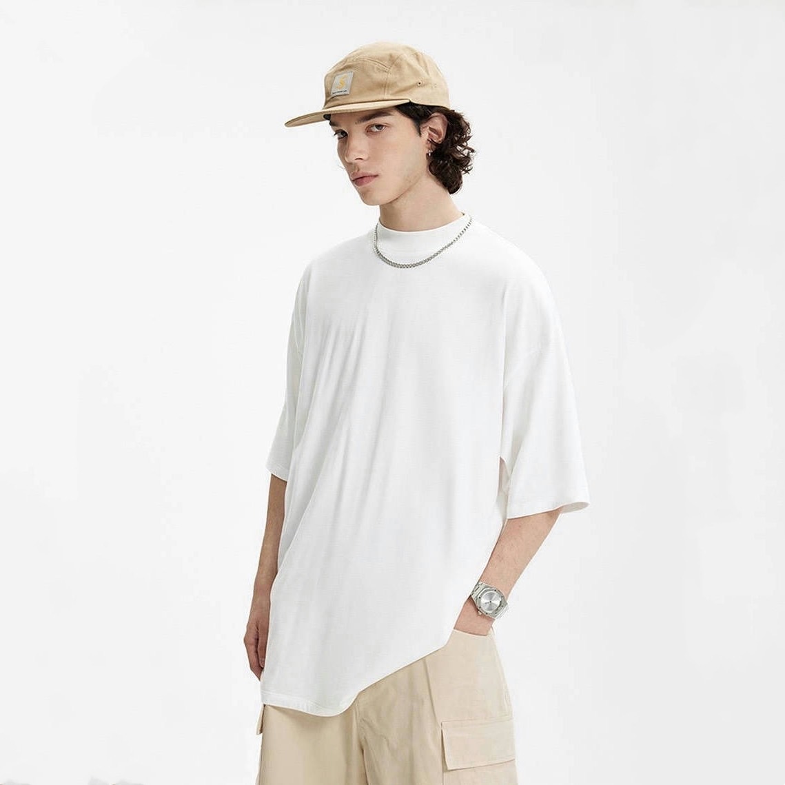 質感匹馬棉輕薄透氣基礎短袖