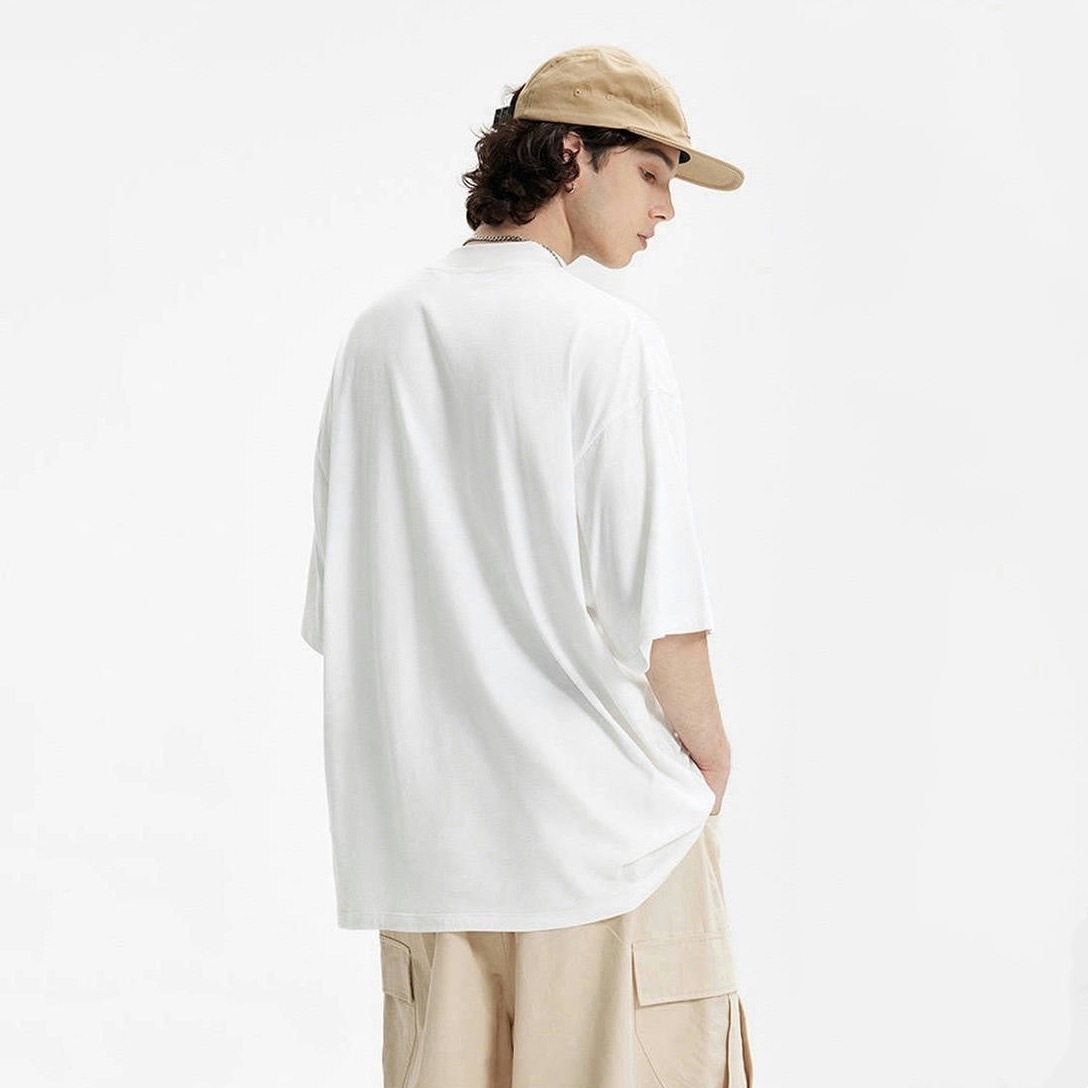 質感匹馬棉輕薄透氣基礎短袖