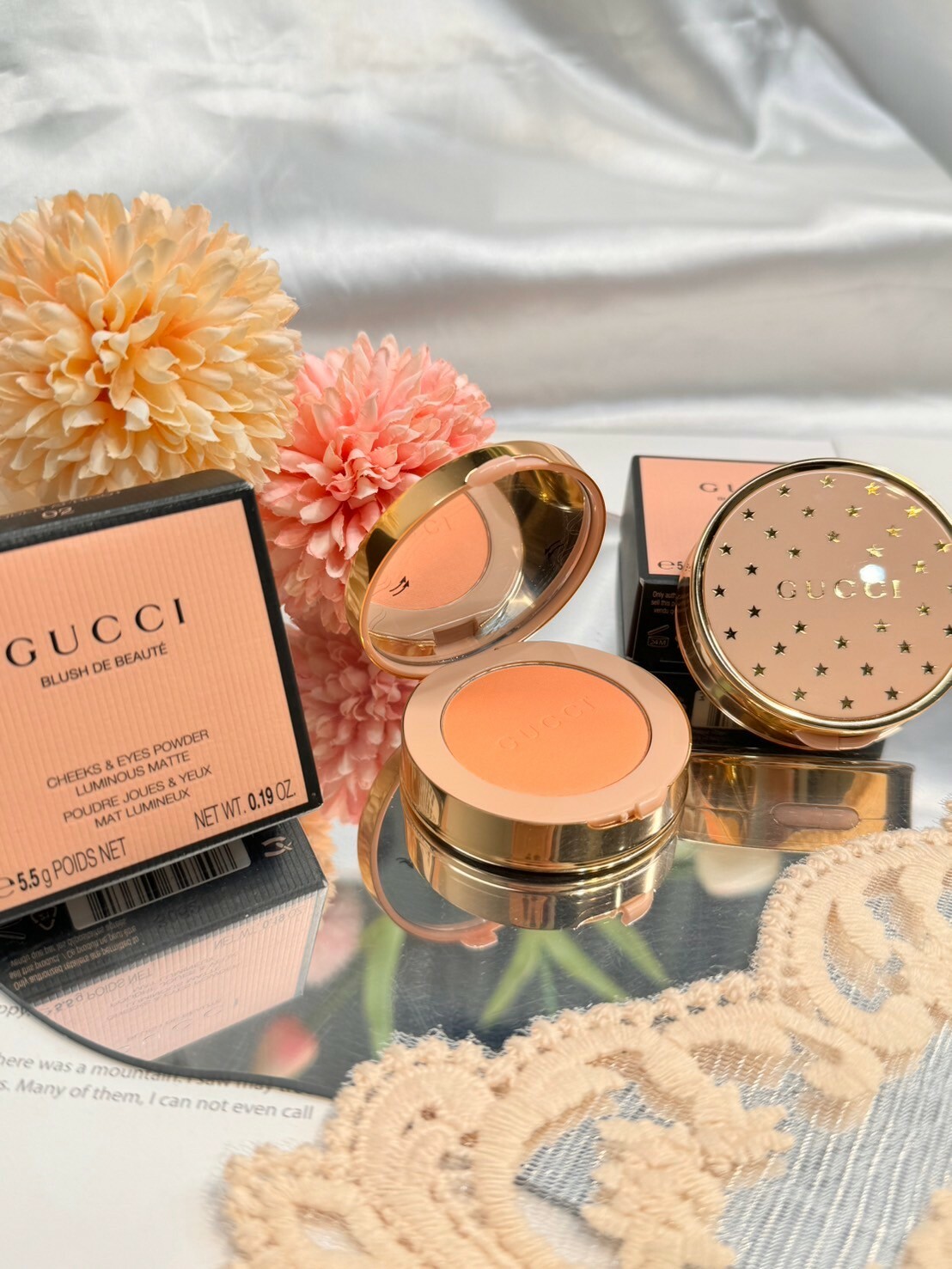 GUCCI 傾慕星動腮紅 5.5g #02 Tender Apricot