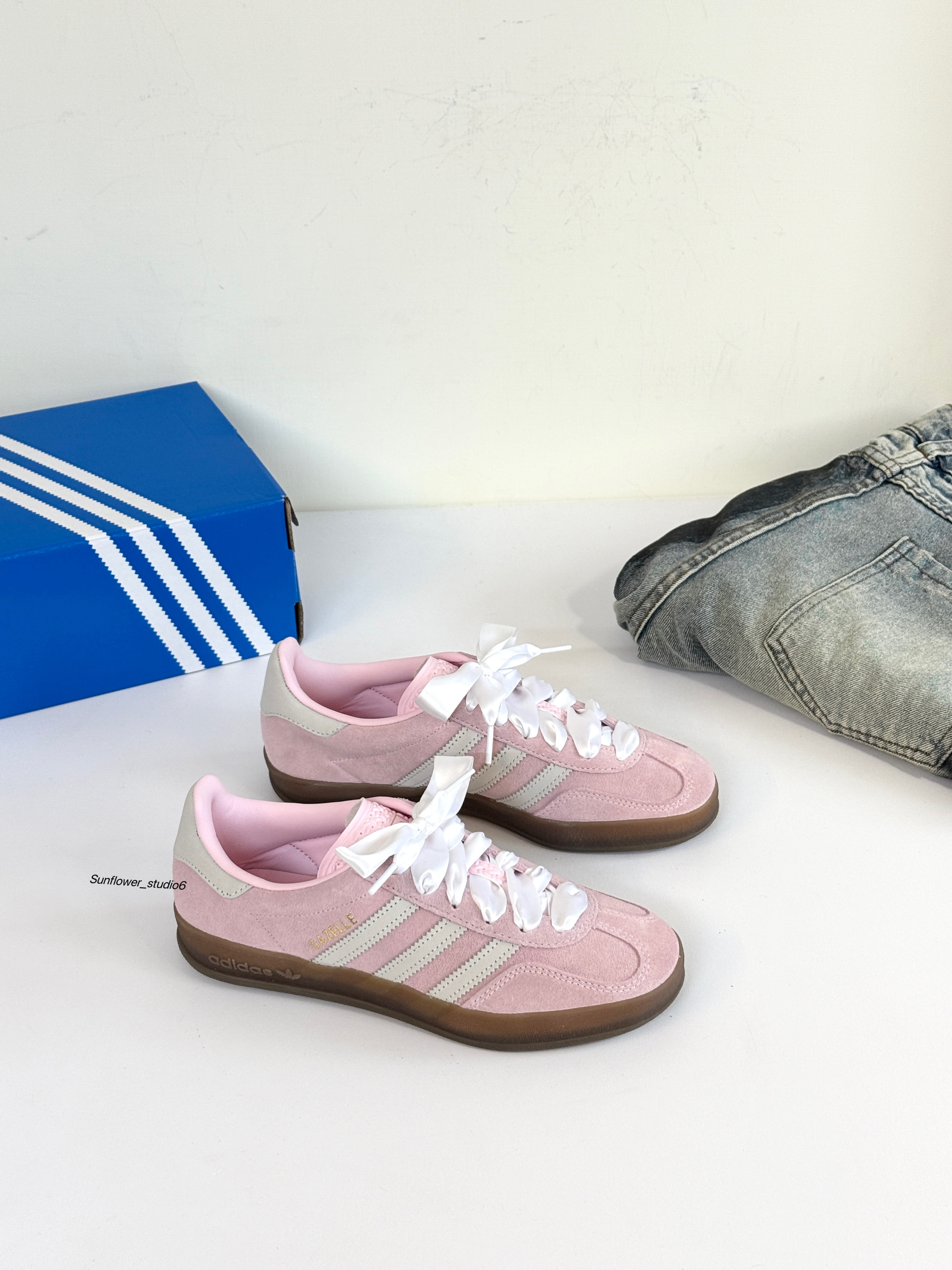 Adidas Originals Gazelle 灰粉色 櫻花粉 白粉色 粉色 麂皮 復古 德訓鞋 T頭鞋 JI2716/預購