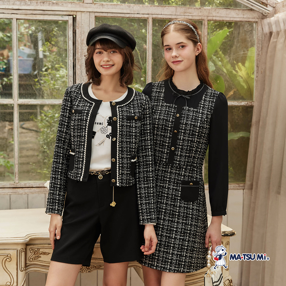 MA‧TSU Mi 瑪娃金屬腰鍊設計百搭短褲(黑)