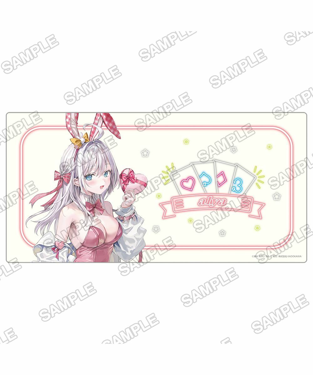 預購-『不時輕聲地以俄語遮羞的鄰座艾莉同學』特製桌墊 艾莉 兔女郎 Ver.【日本進口精品】