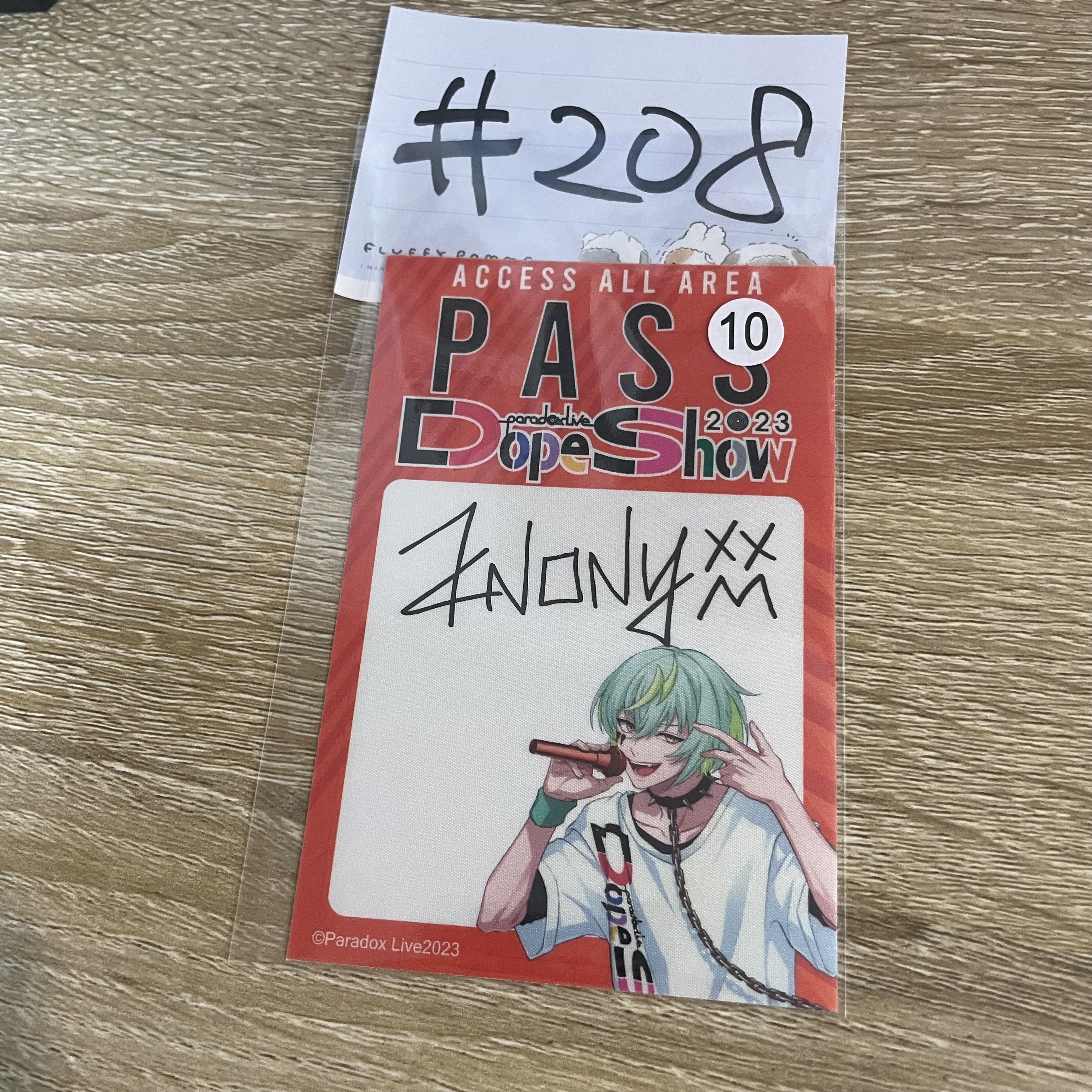 Paradox Live 賢太  紙品#208