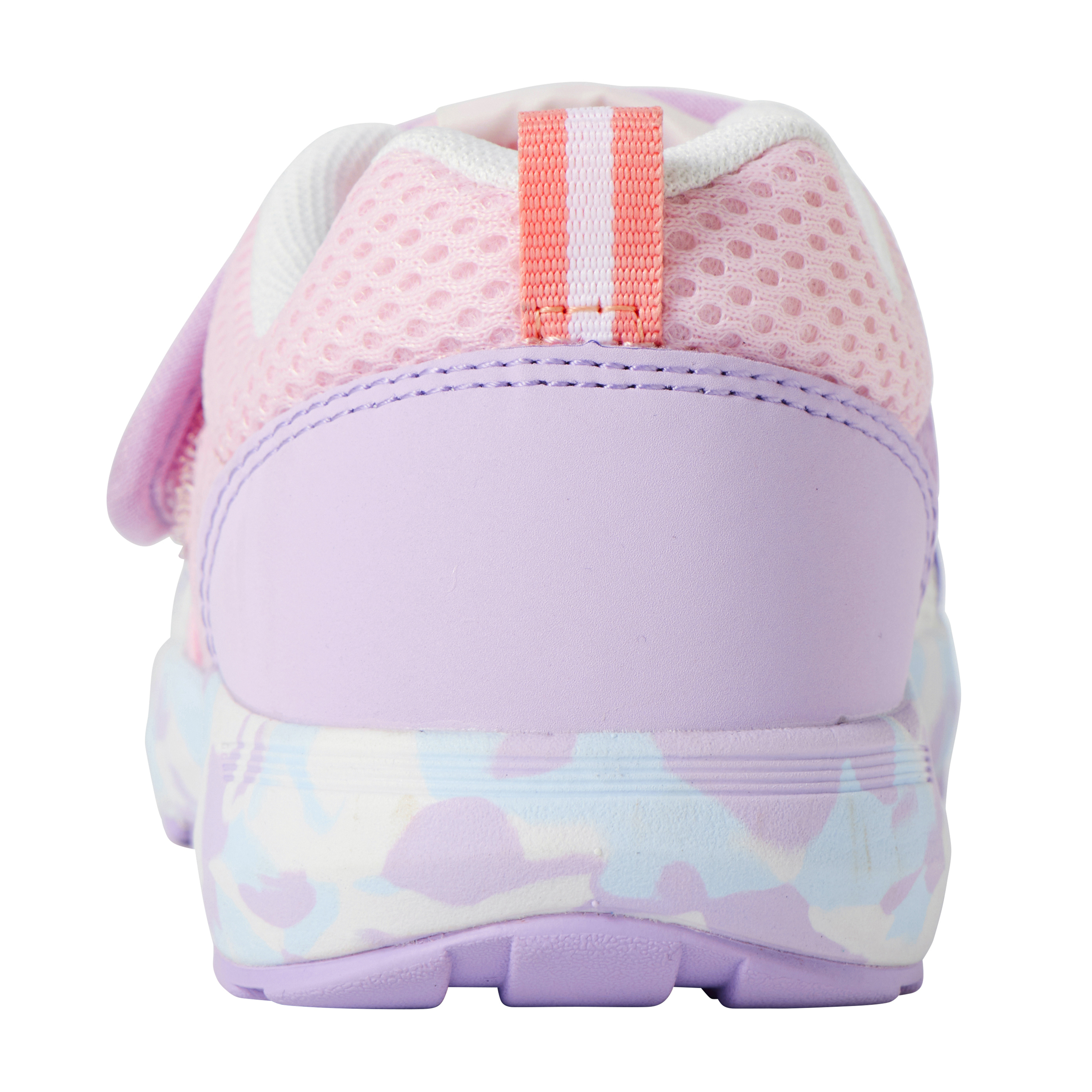 彩色LOGO雙層網眼童鞋-淡紫