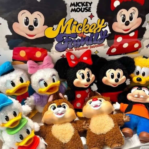 POP MART 泡泡瑪特 米奇家族 搪膠毛絨 迪士尼 米奇 米妮 高飛 布魯托 奇奇蒂蒂 唐老鴨 黛西 隱藏 吊飾 公仔 盲盒