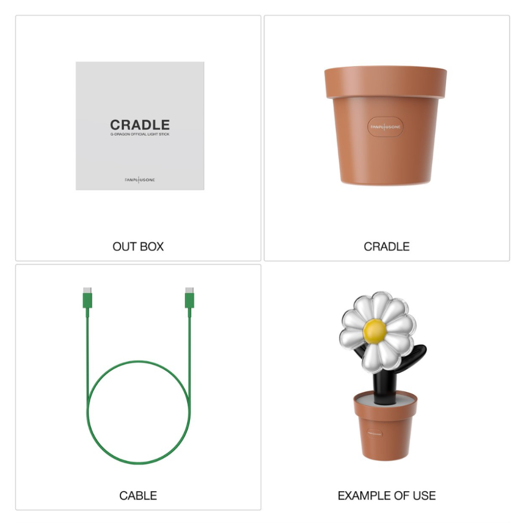 G-DRAGON OFFICIAL LIGHTS STICK CRADLE