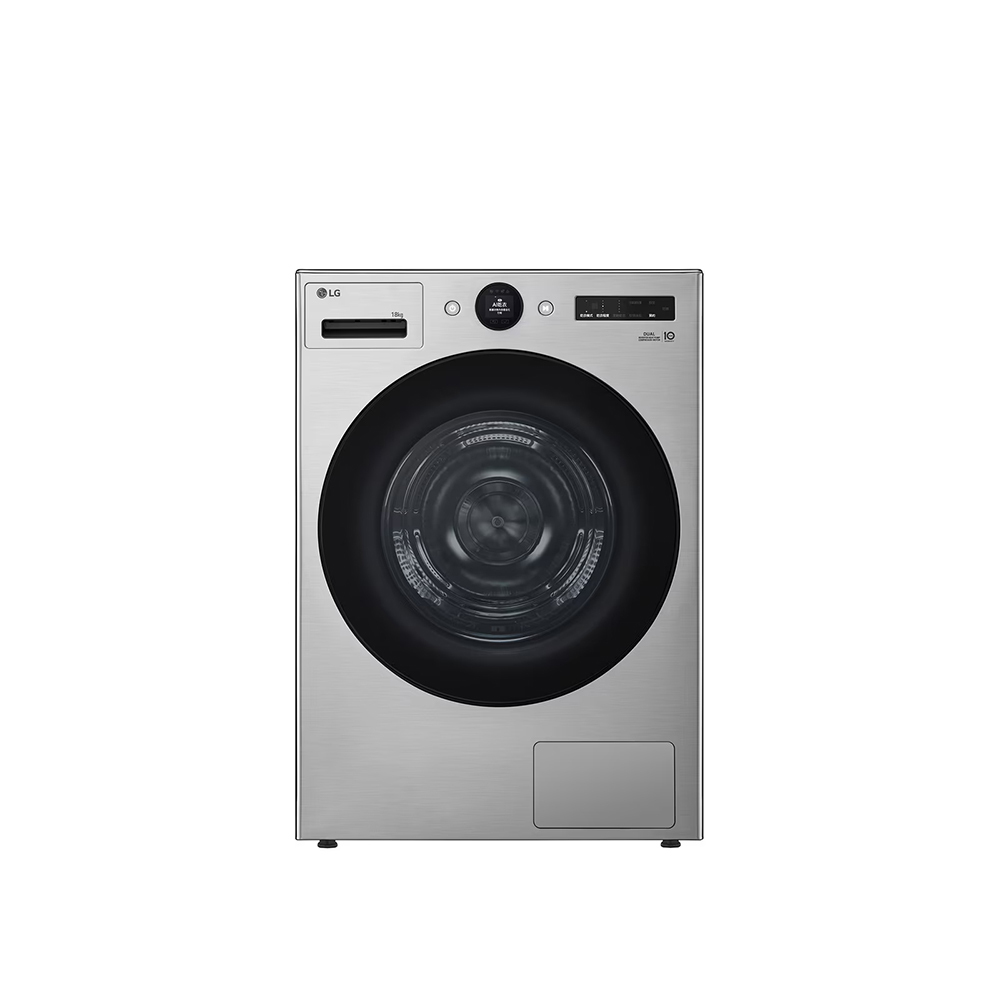 LG |18公斤雙迴轉變頻免曬衣乾衣機 AI Dryer™｜星辰銀 WR-18DS