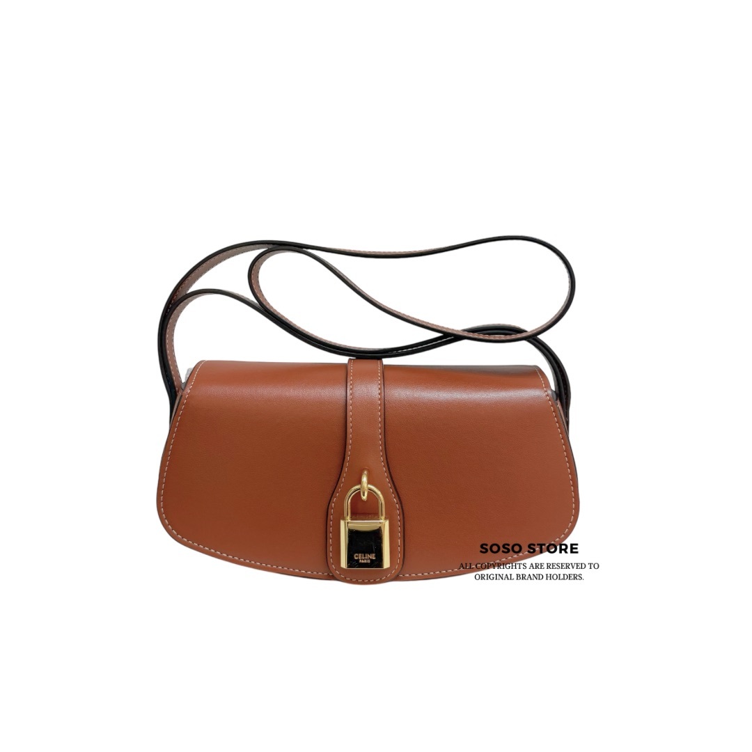 Caline Tabou Clutch - Brown / Ghw