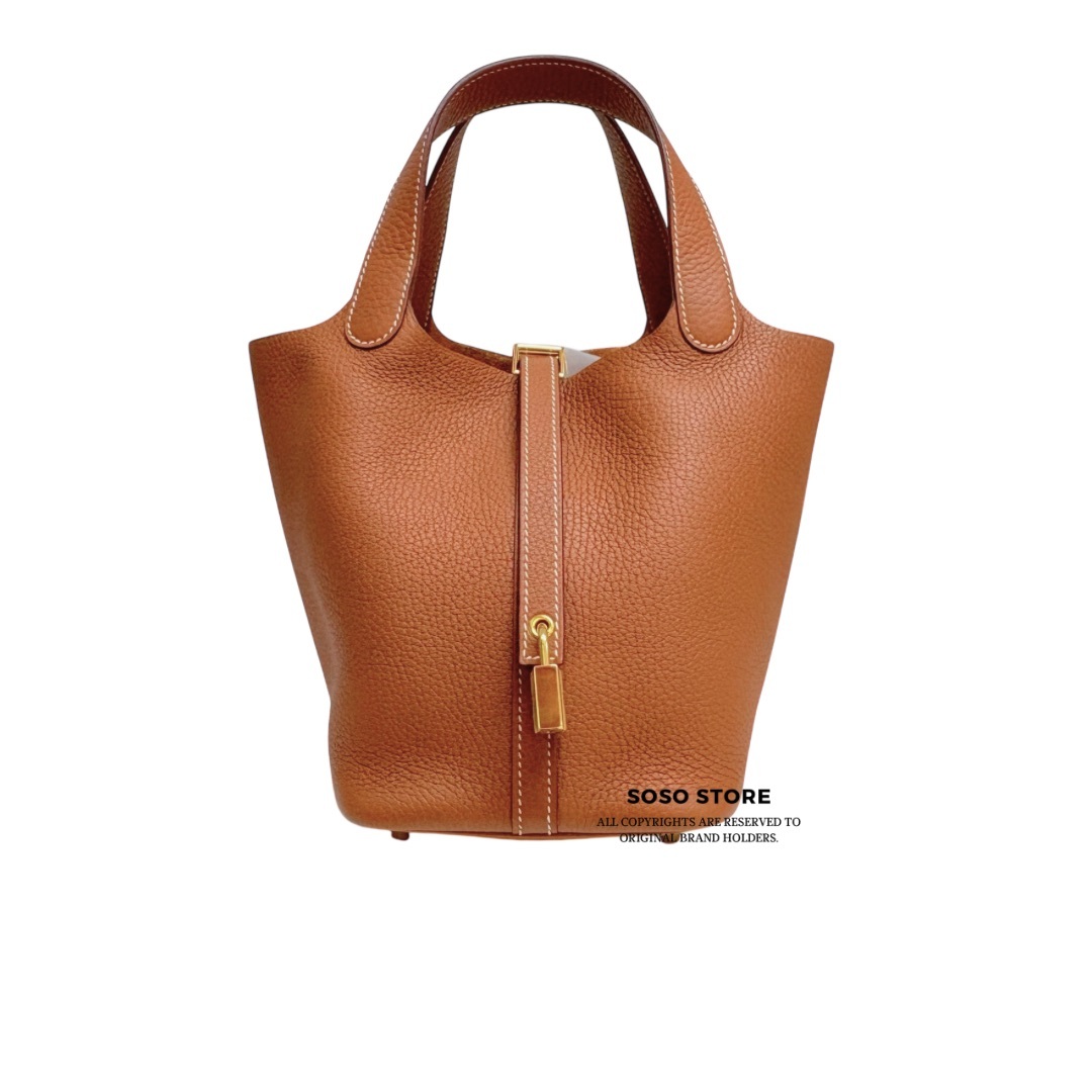 Hermes P18 Bag - Brown / Ghw