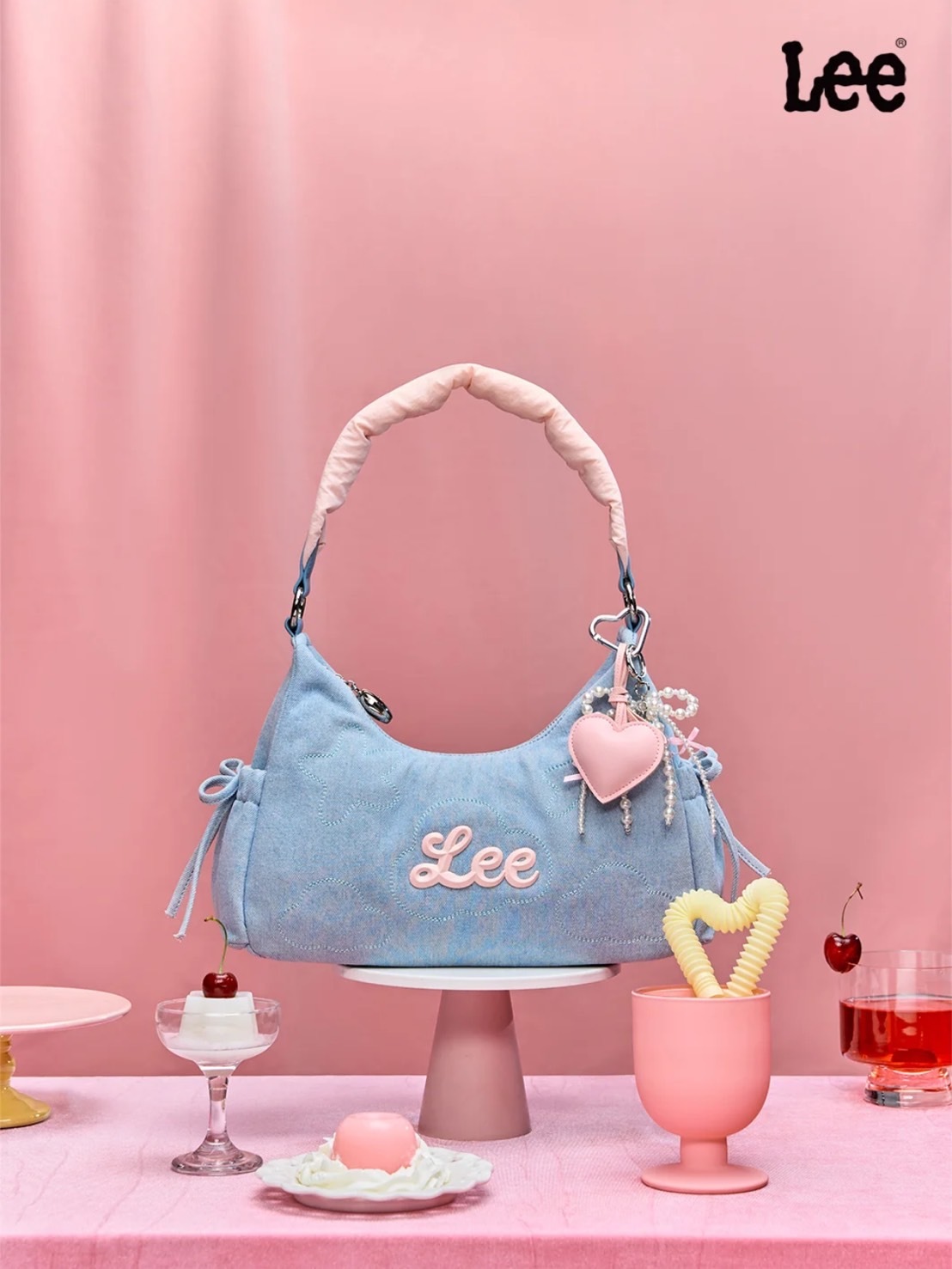 LEE WONTON BAG 芭蕾風 蝴蝶結 腋下包