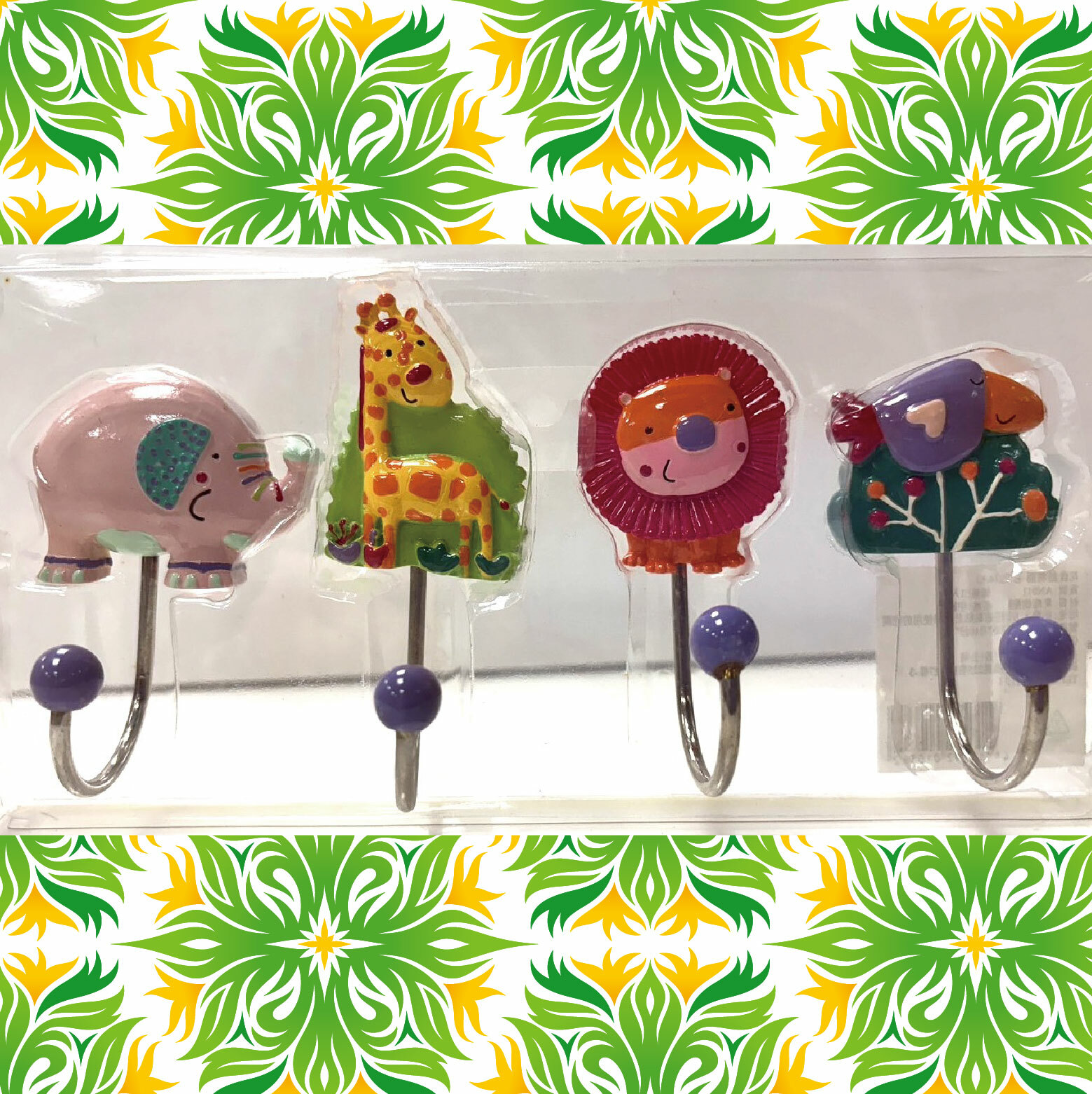 台中院｜花樣動物園-掛勾(4組)