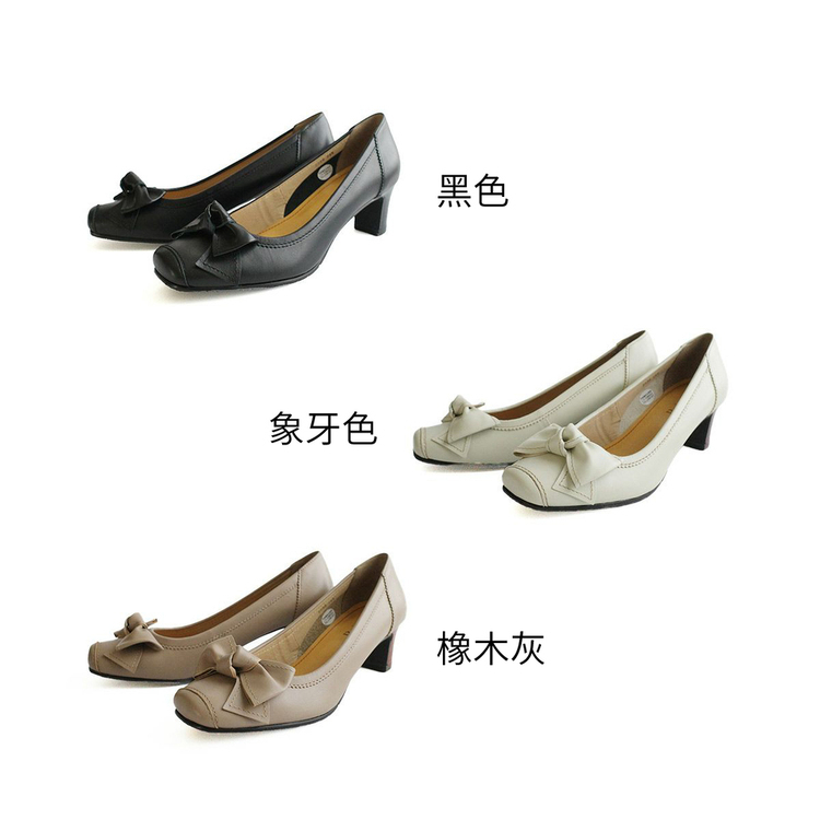 貴婦氣場 日本製真皮緞帶高跟鞋【PO2330】