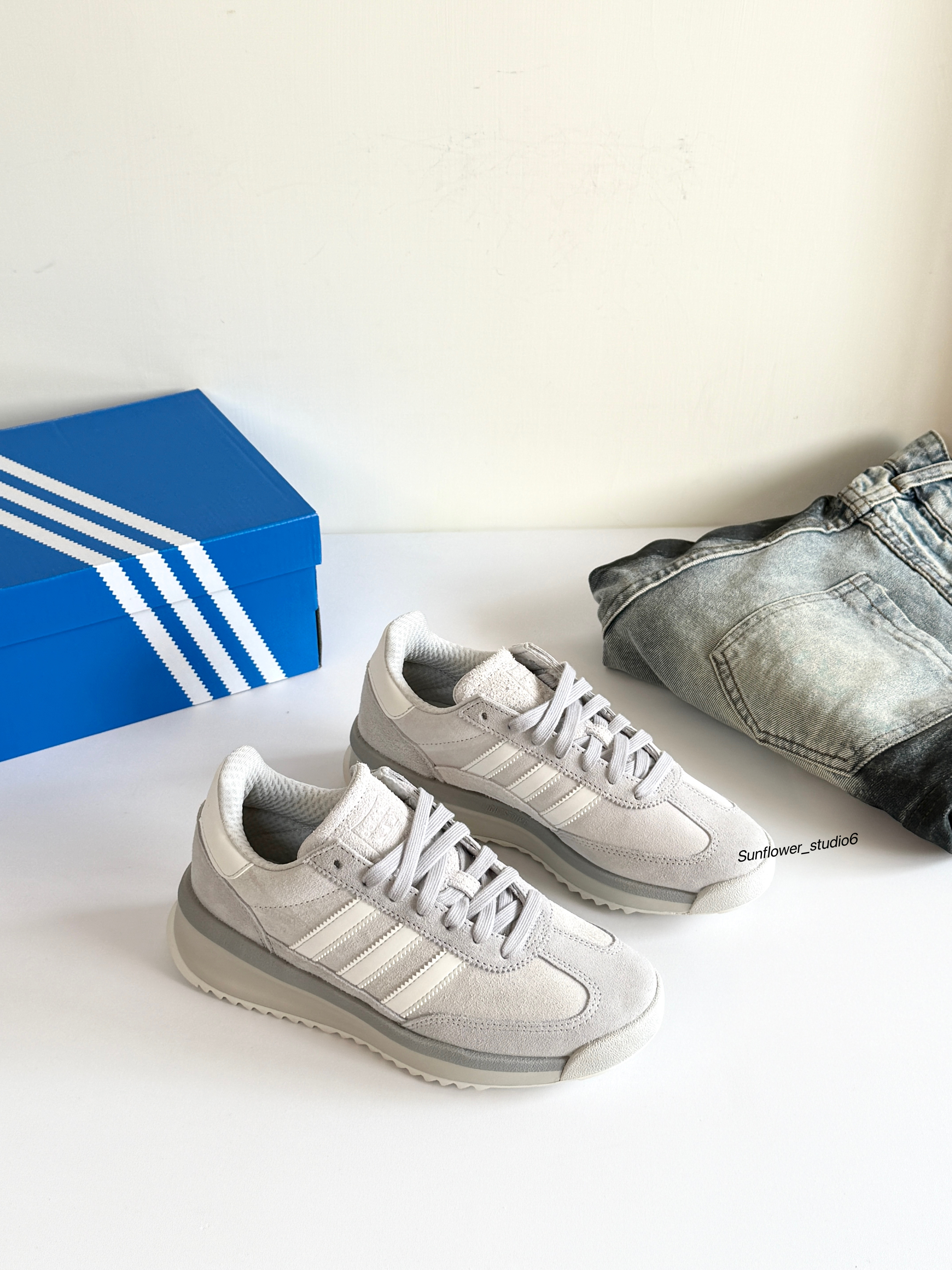 Adidas Originals SL 72 RTN 灰白色 灰色 麂皮 復古 慢跑鞋 老爹鞋 JH5090/預購