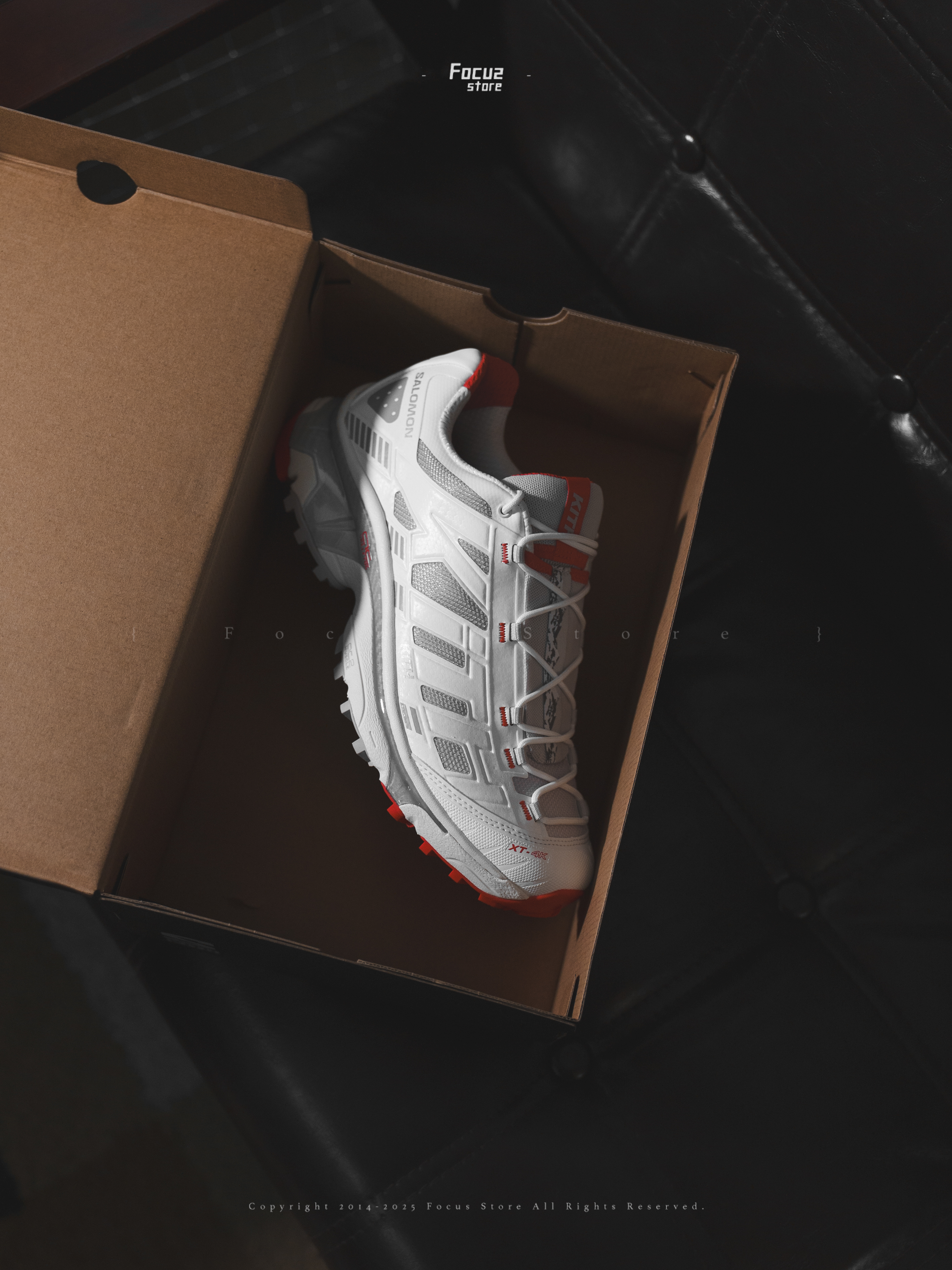 【Focus Store】預購 Kith x Salomon XT-4K "White Grey" 白灰色 477718