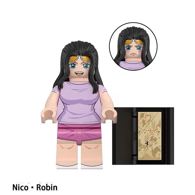 One Piece Nico Robin Custom Minifigures Minifigs Fit Lego WM6193 WM2800