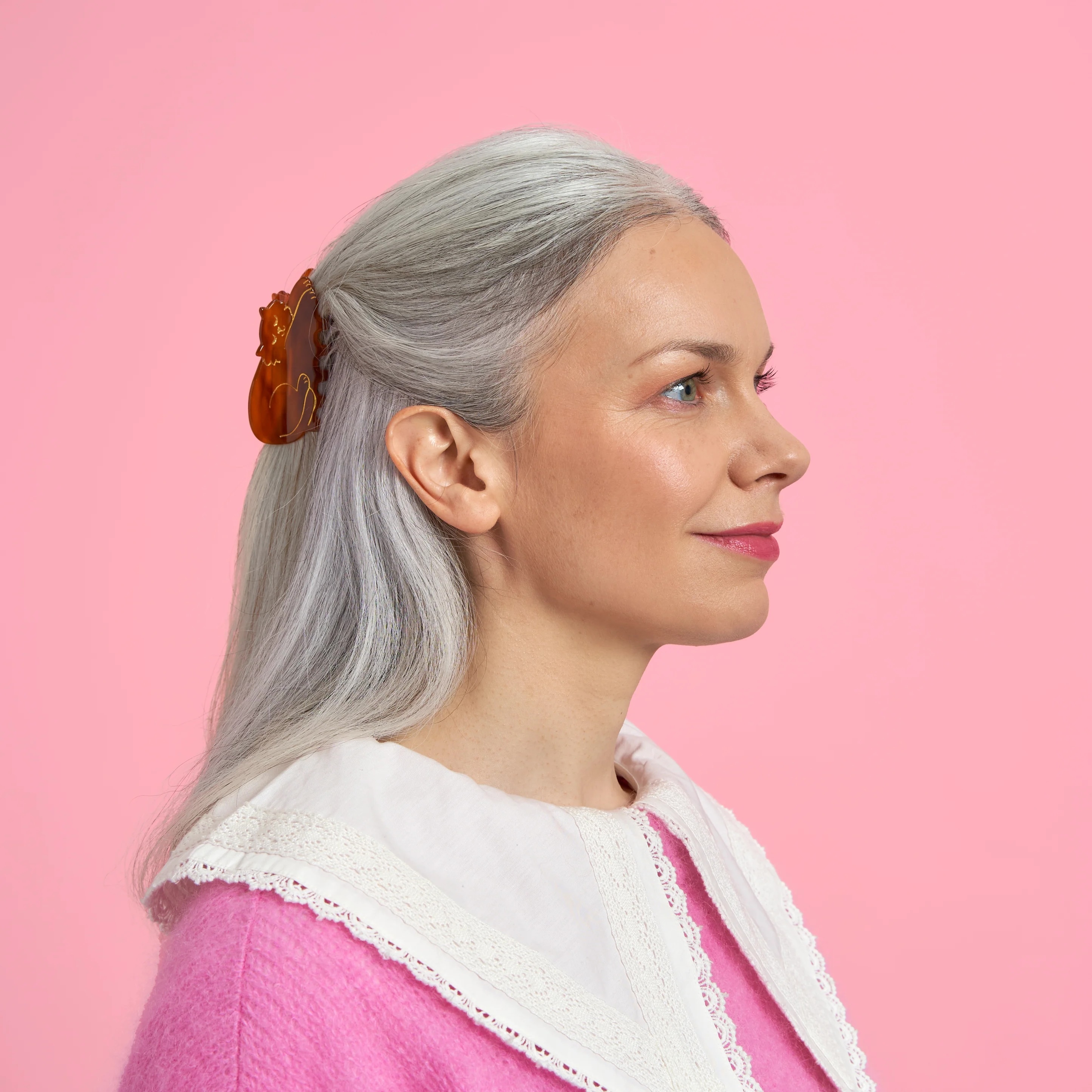 BROWN CAT HAIR CLAW｜Coucou Suzette