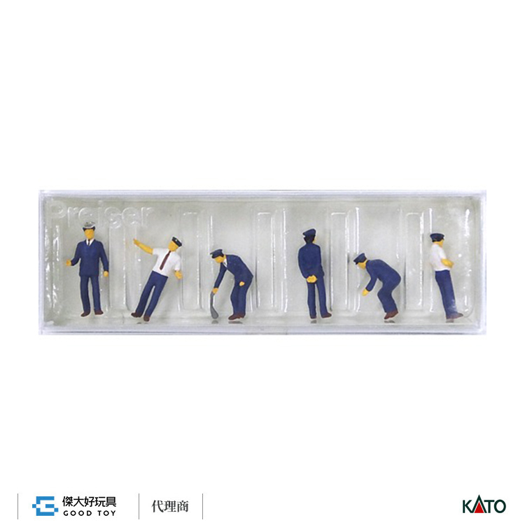 KATO 6-504 (HO) 人偶 車站人員 (6入)