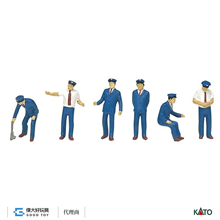 KATO 6-504 (HO) 人偶 車站人員 (6入)