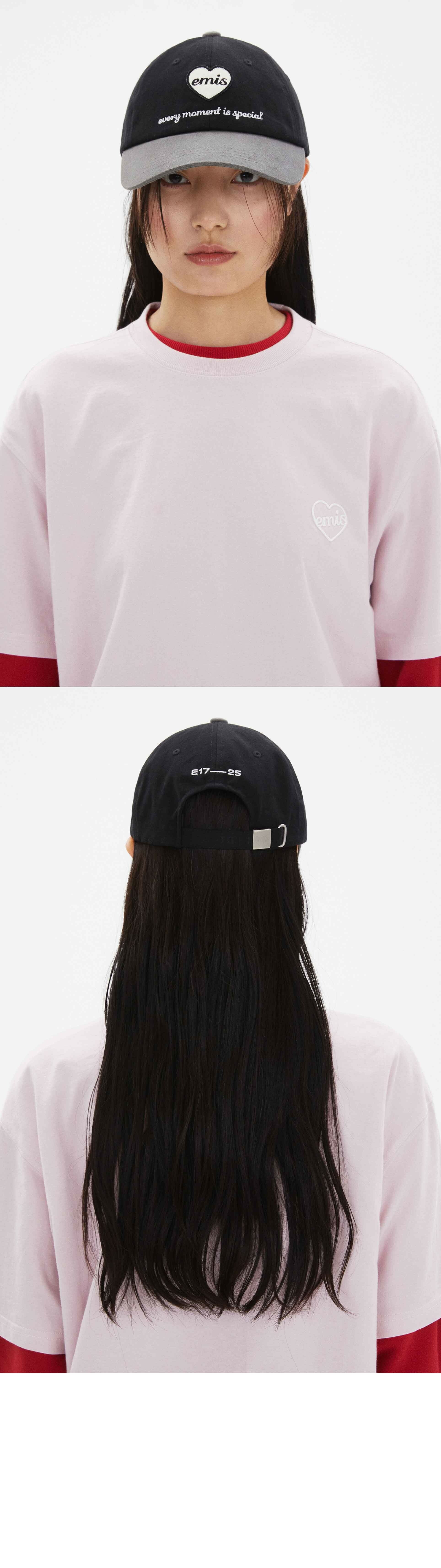 【OWN】EMIS 春夏新品 愛心 拼色 拼接 棒球 休閒 老帽 不分男女