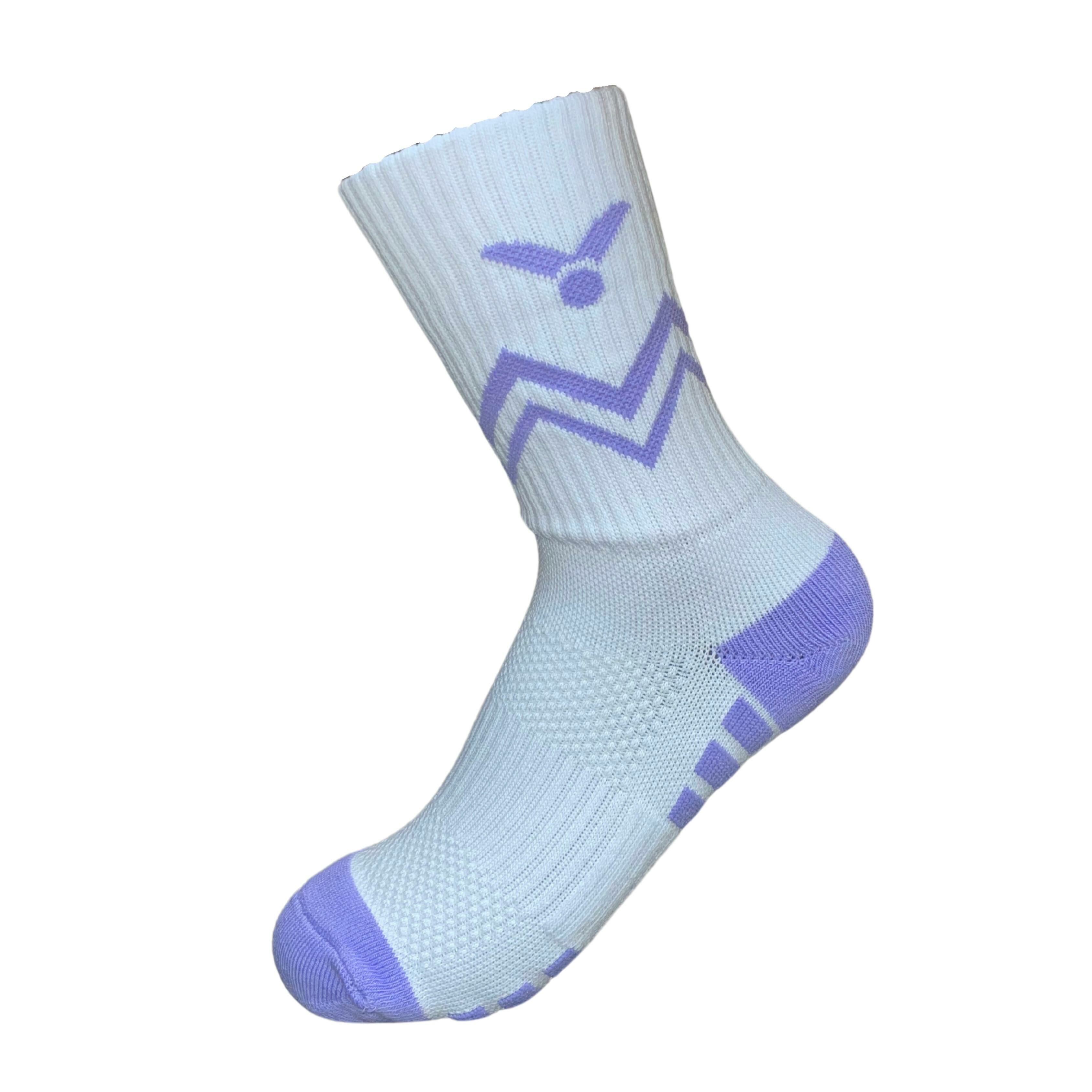 VICTOR 運動襪 白紫色【22-25cm】