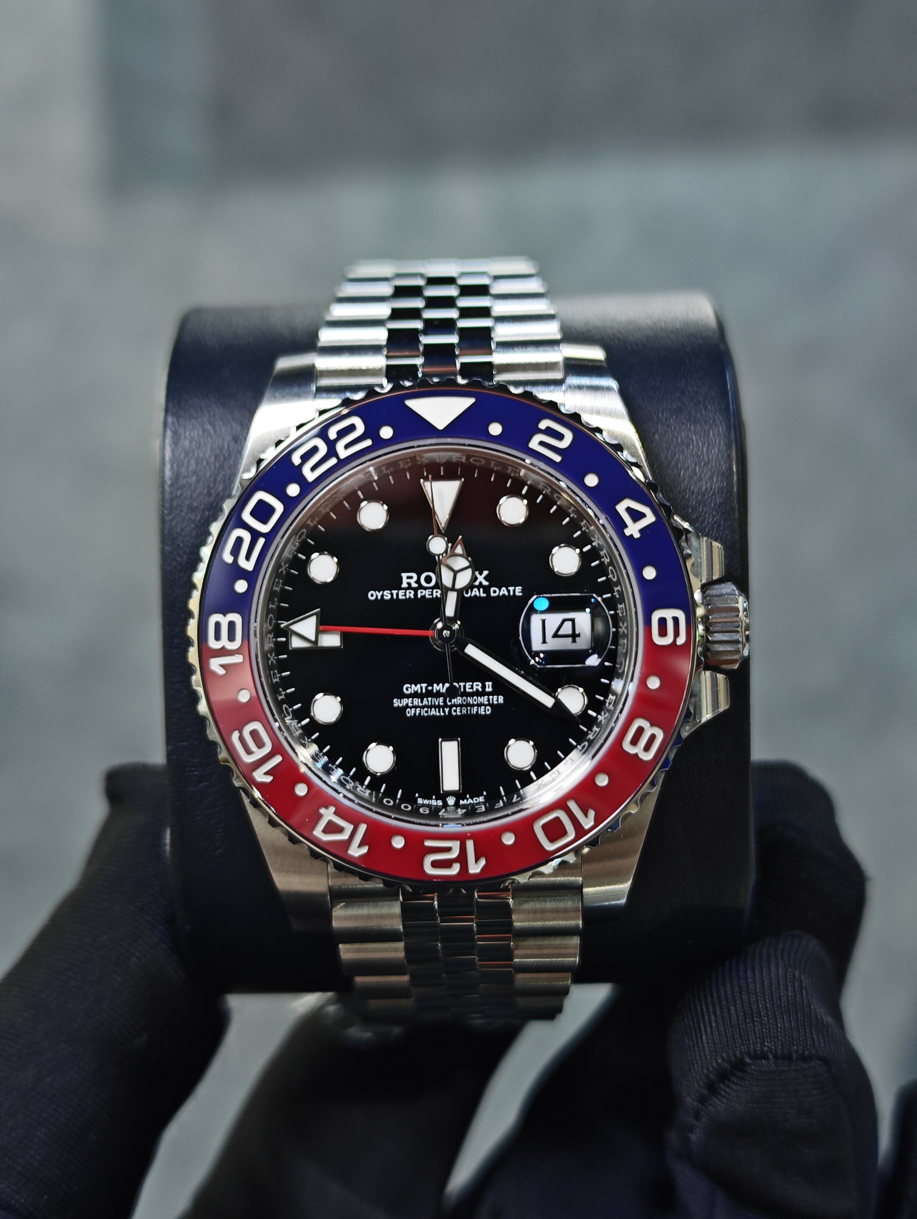 パズドラ 126710blro OYSTER PERPETUAL GMT-MASTER II steel pepsi 2