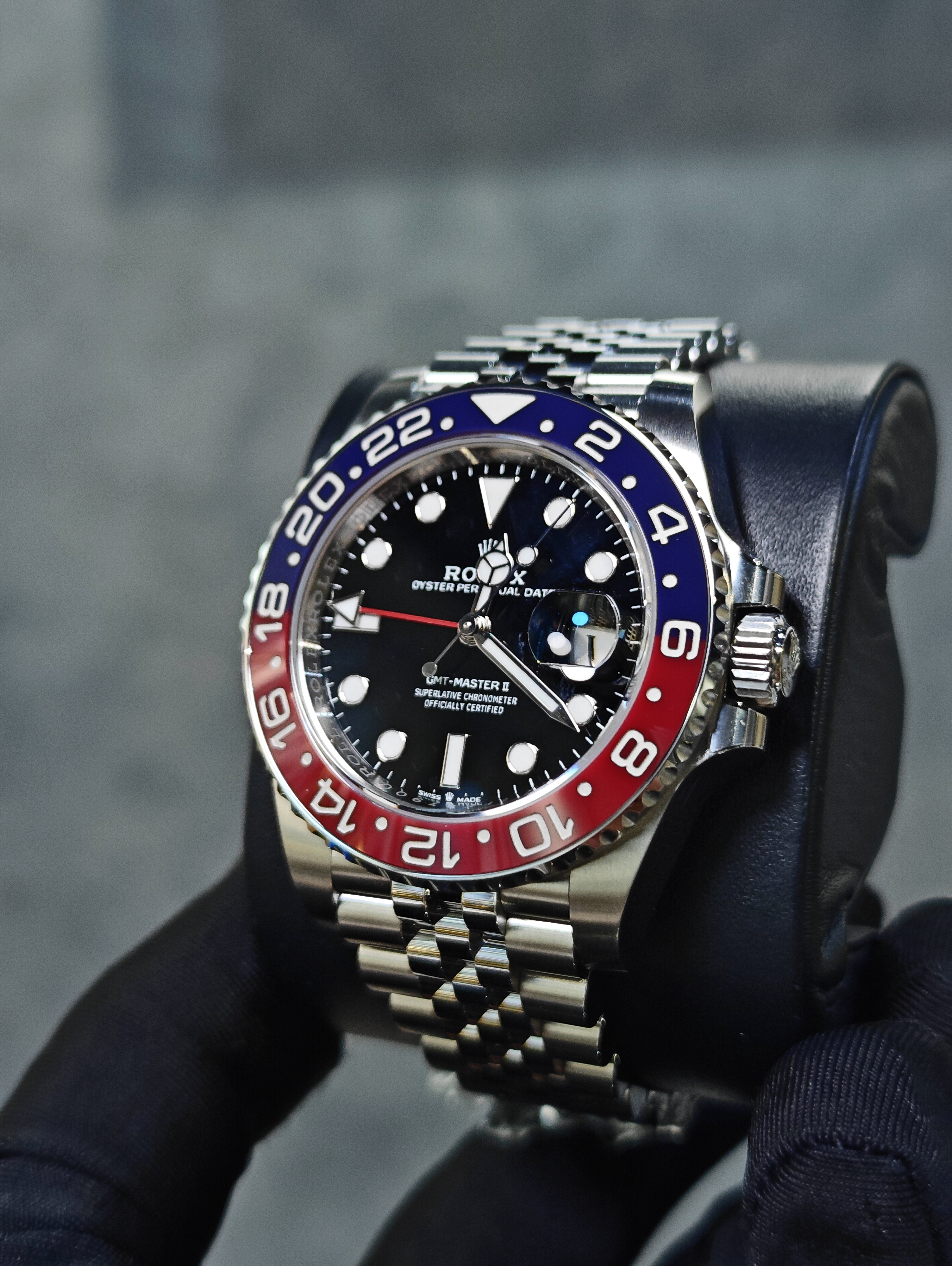 Discontinued BRAND NEW ROLEX 126710blro 126710 OYSTER PERPETUAL GMT-MASTER II JUBILEE STEEL PEPSI 40mm m126710blro-0001