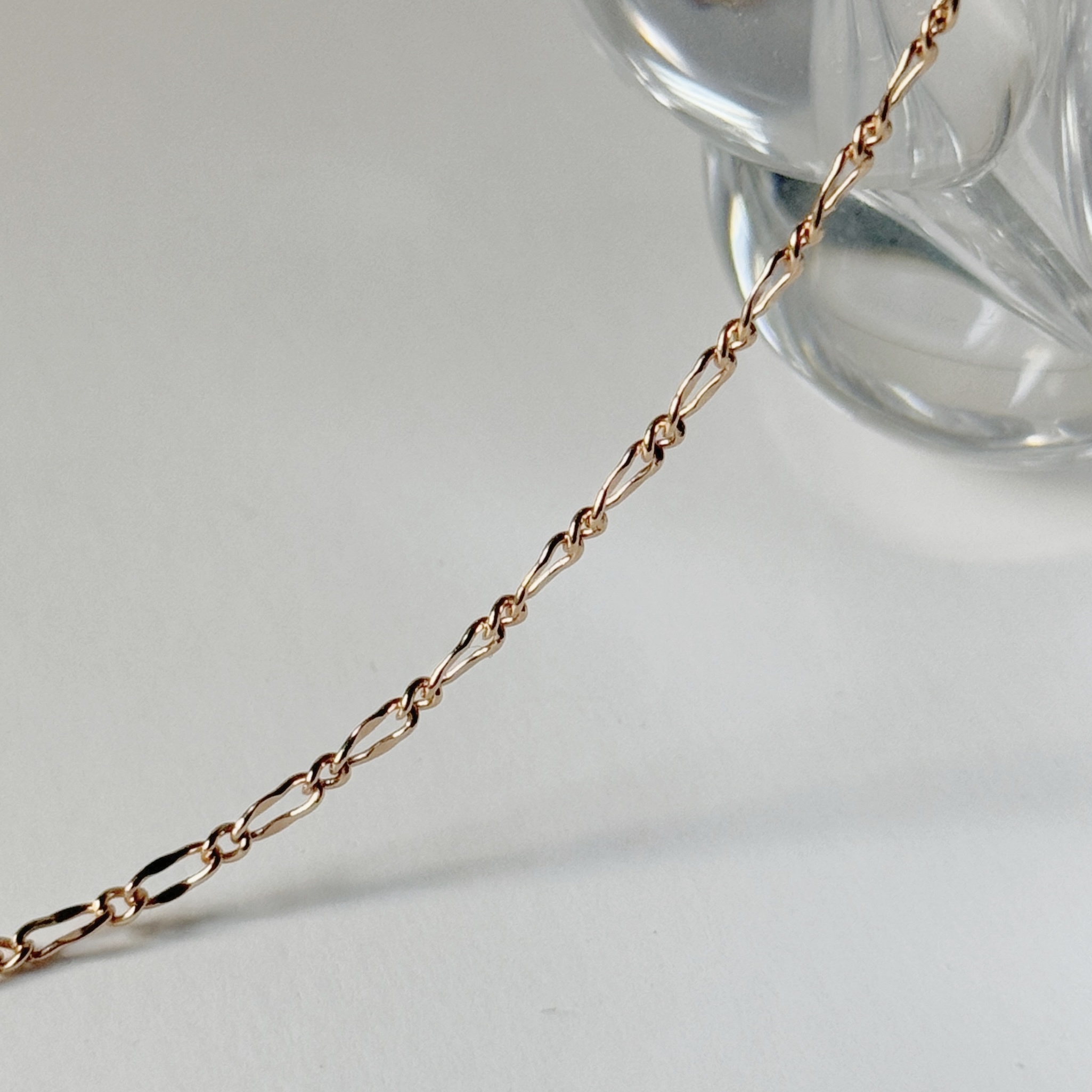 Twist Figaro細項鍊-玫瑰金