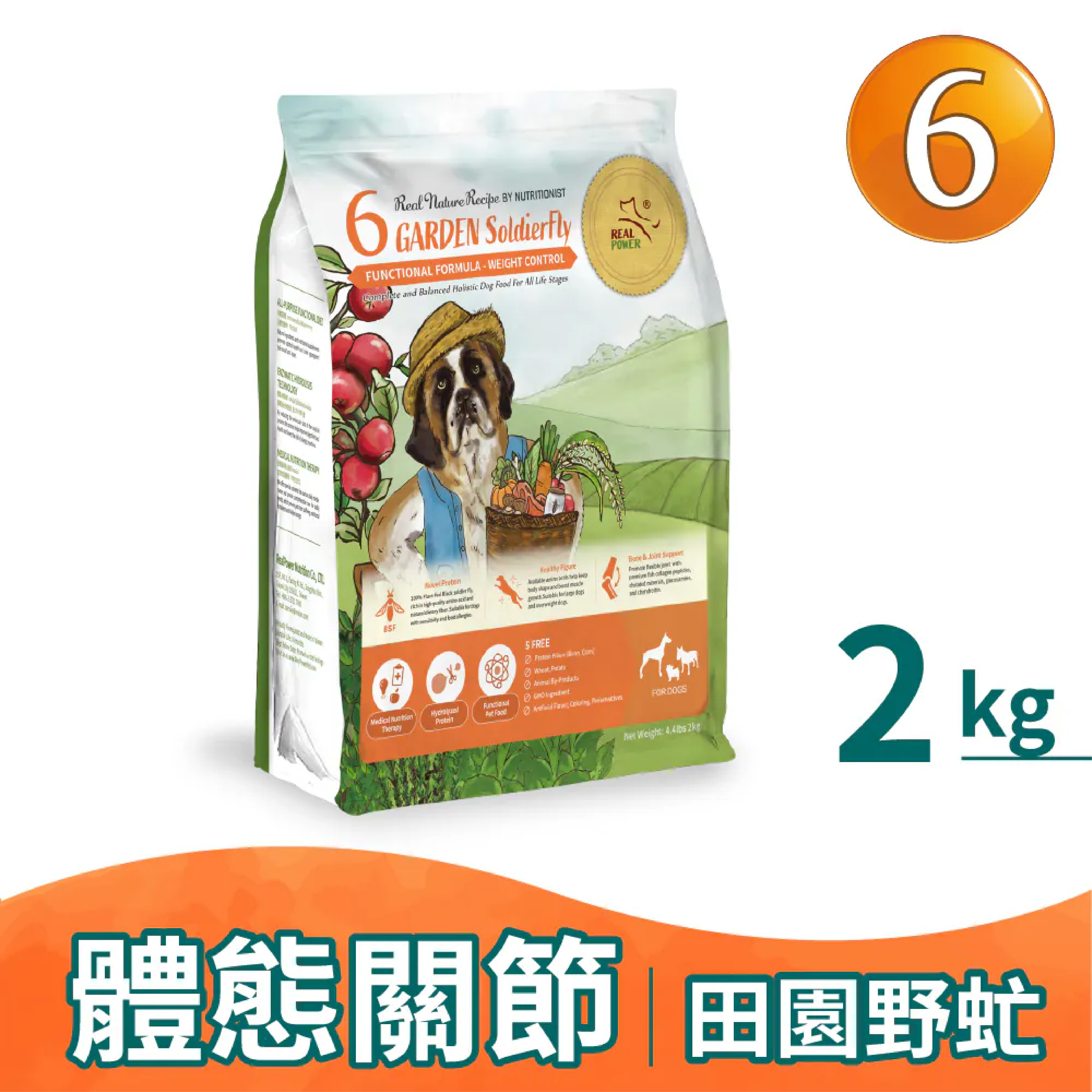 REAL POWER |全犬6號-田園野虻(體態關節配方)