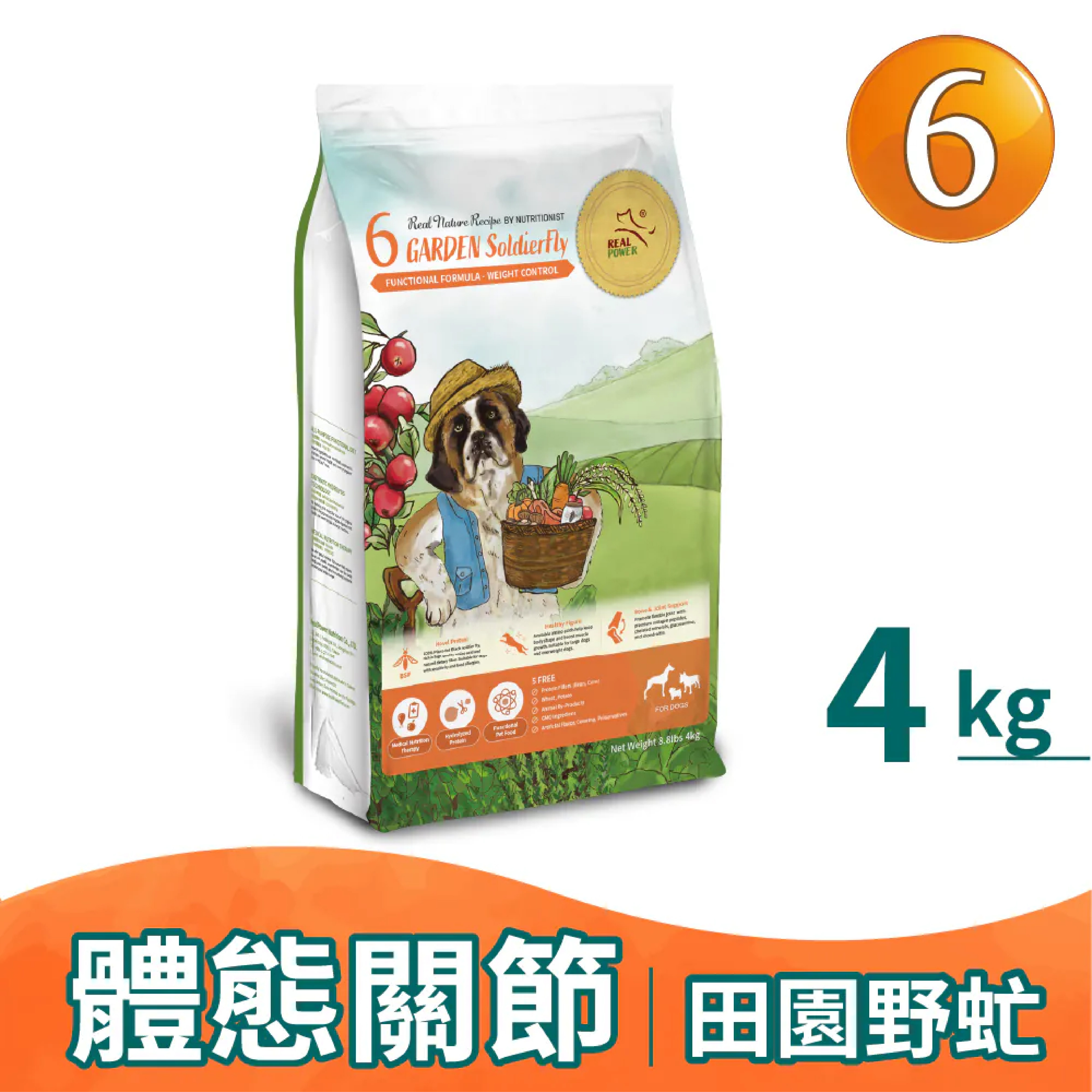 REAL POWER |全犬6號-田園野虻(體態關節配方)