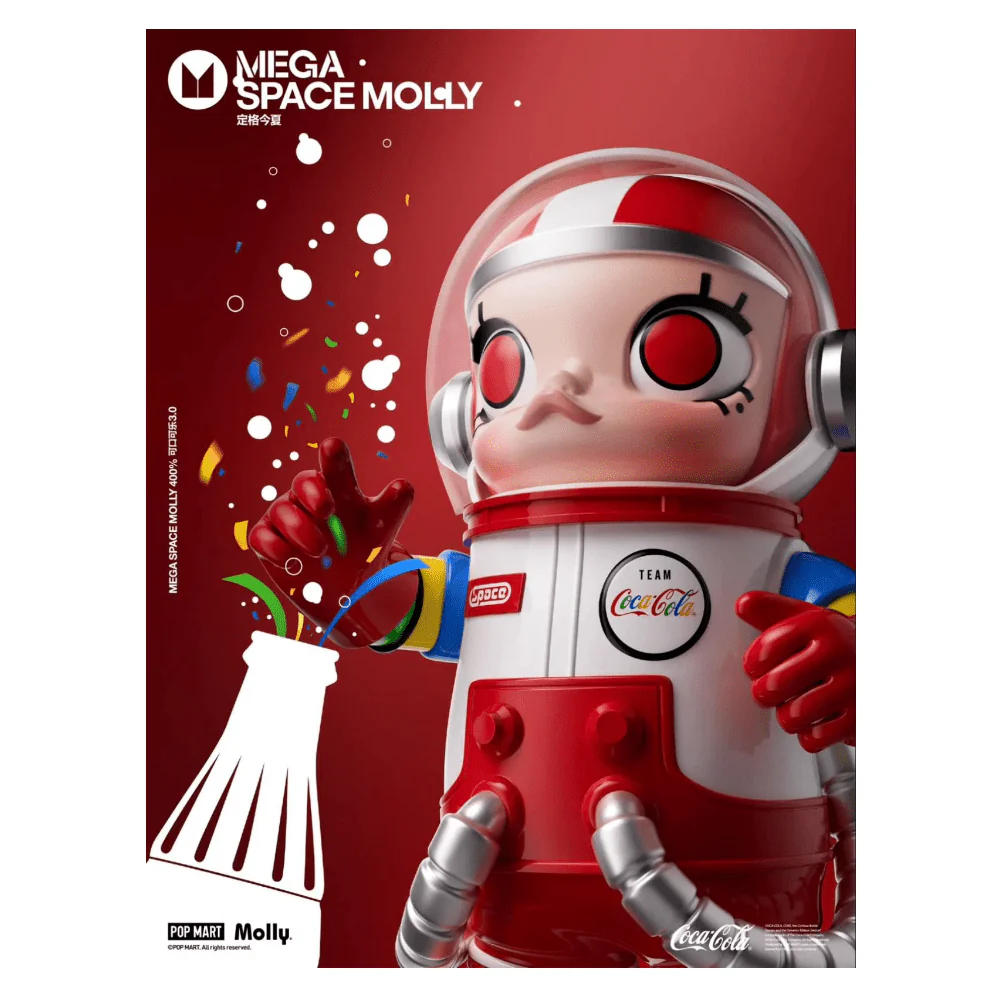 可口可樂 COCA COLA 3.0 400% MEGA SPACE MOLLY