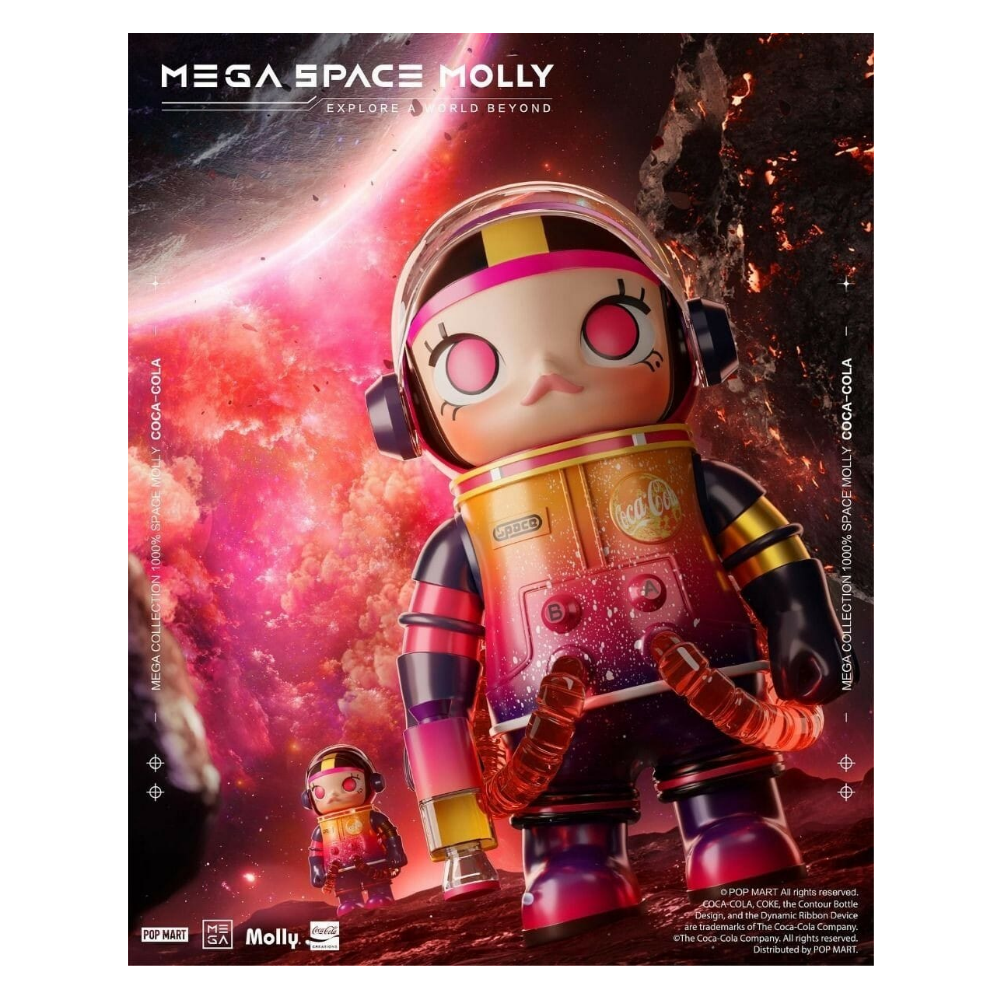 可口可樂 COCA COLA 400% MEGA SPACE MOLLY