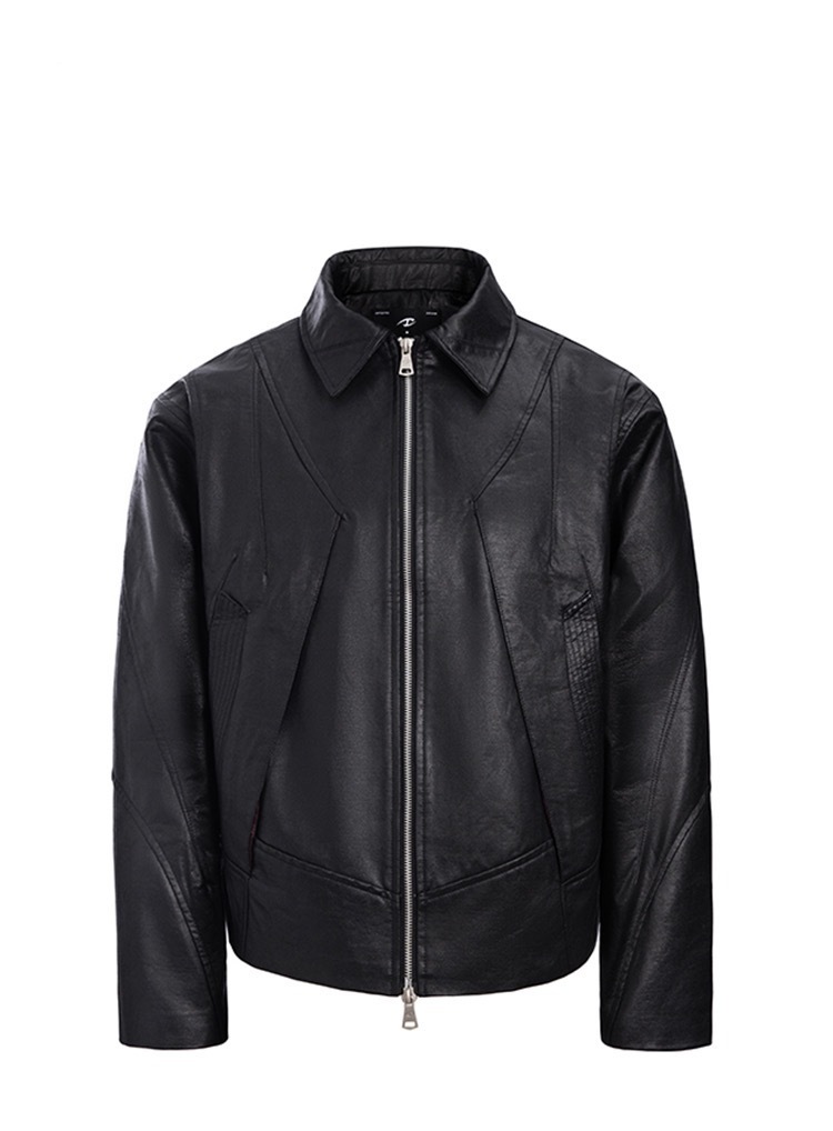 CATSSTAC 赤兔 裂紋 皮夾克