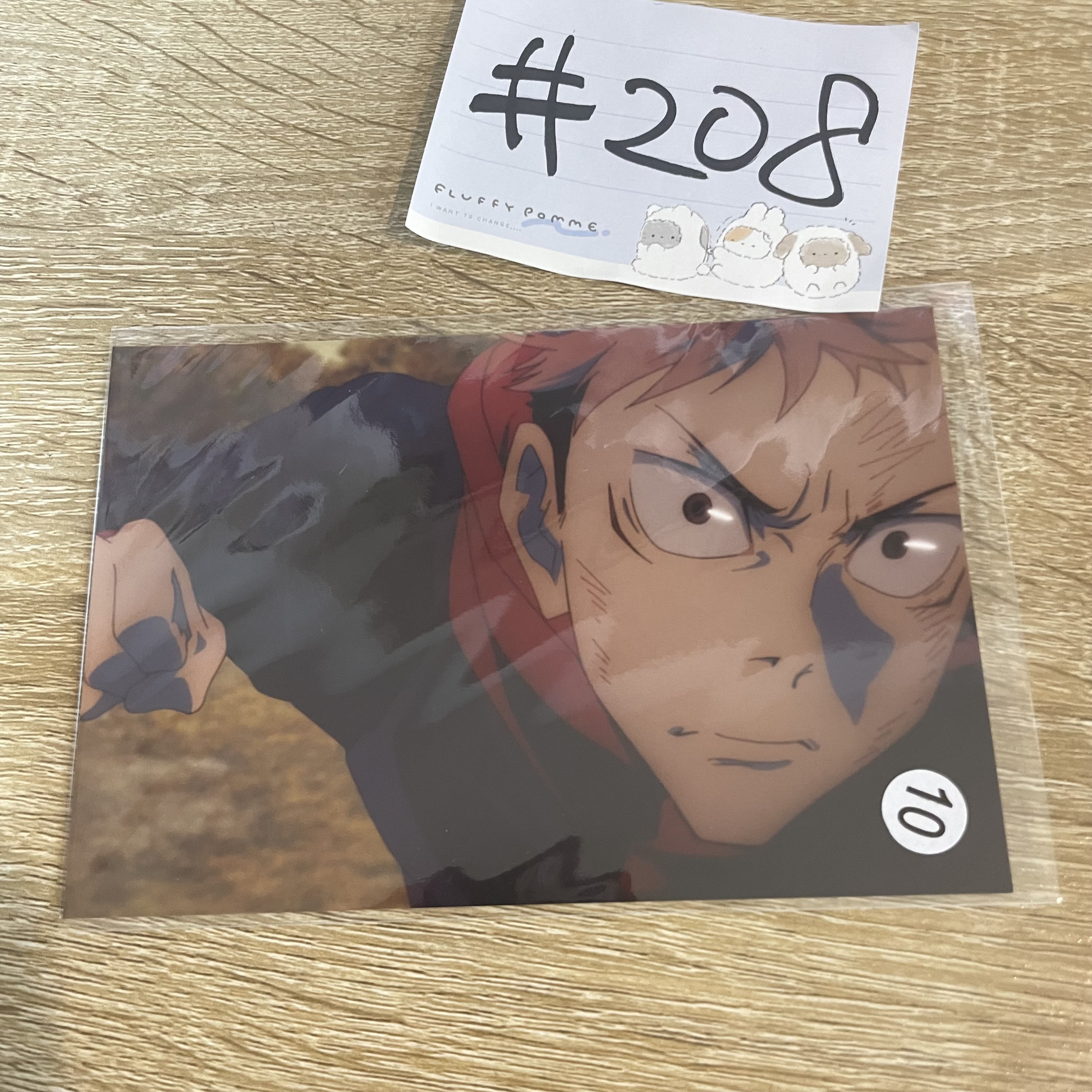 咒術迴戰  虎杖 明信片#208