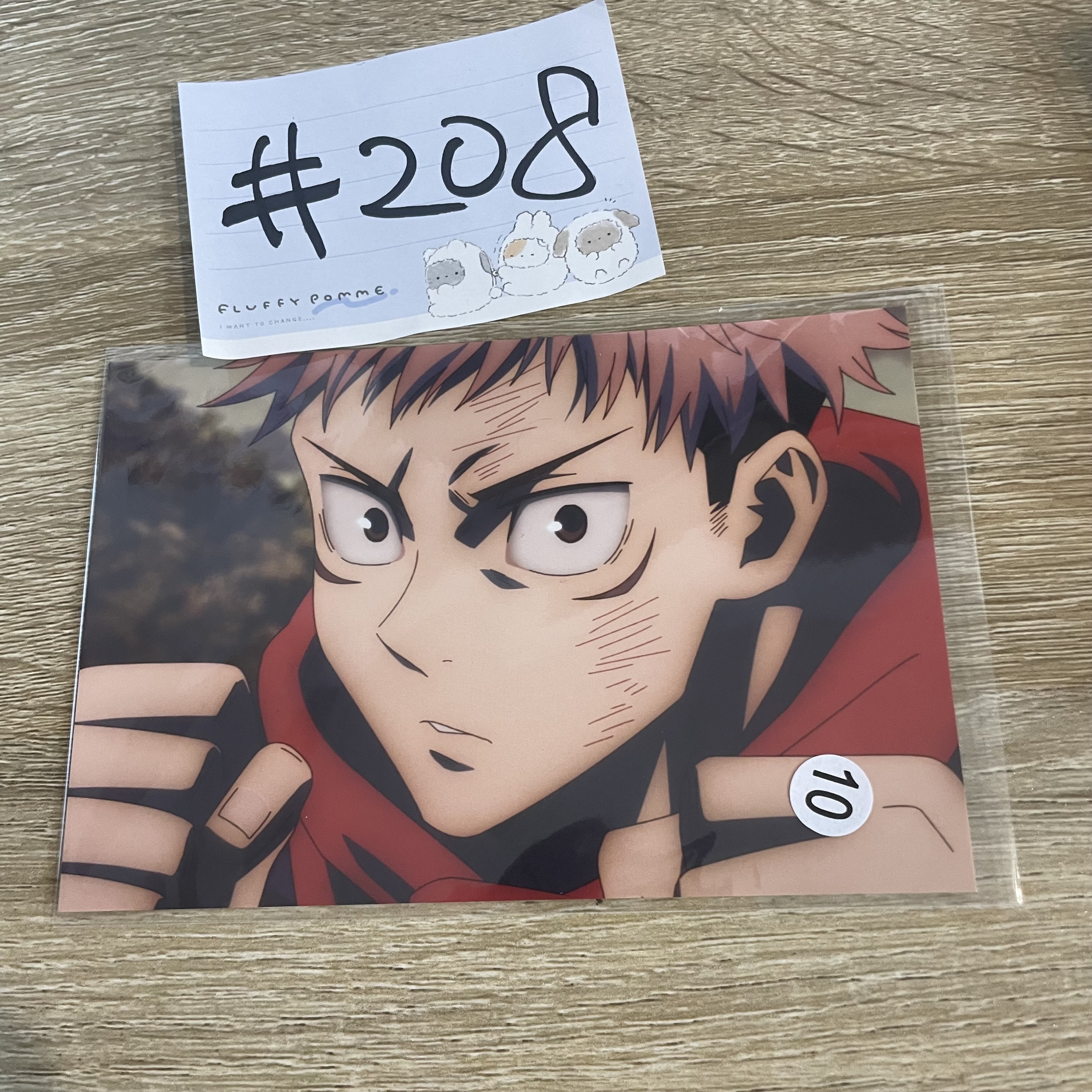 咒術迴戰  虎杖 明信片#208