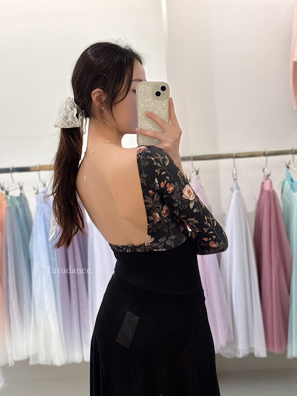 韓國 Byplie【BY-Sleeve02 方背款印花舞衣】