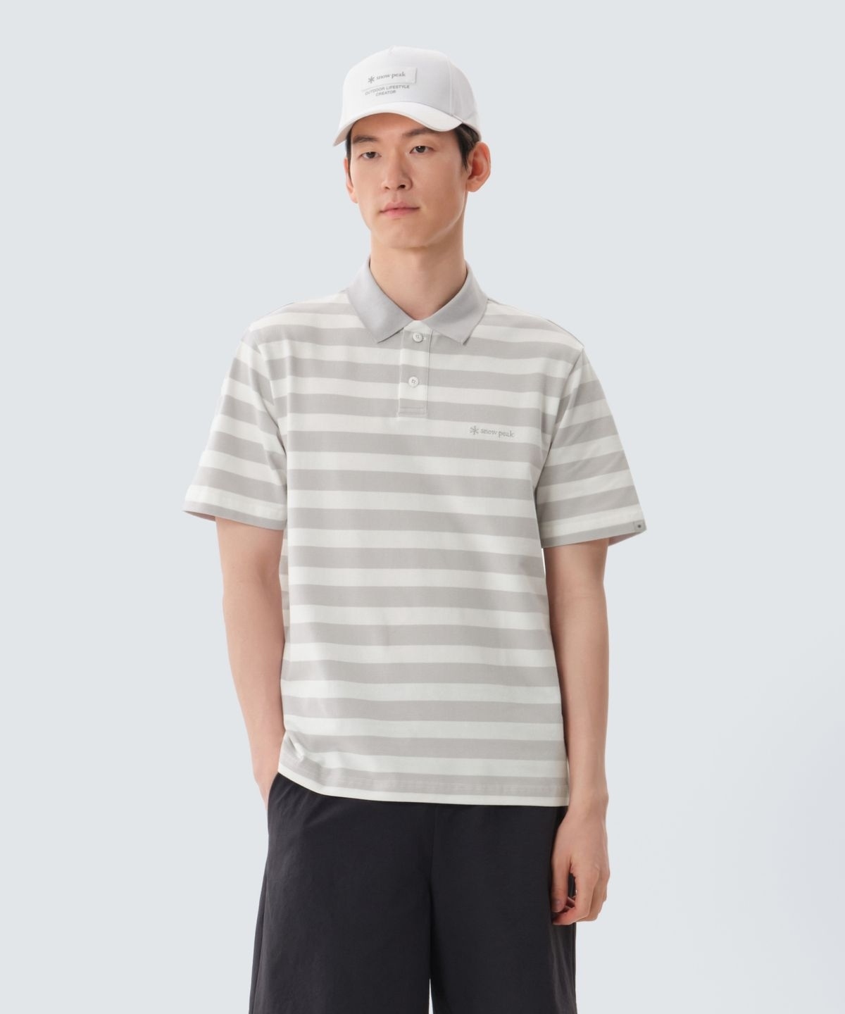 【代購】Snow Peak 雪諾必克 Cotton Stripe Polo衫 條紋 短袖 S25MMFPS49