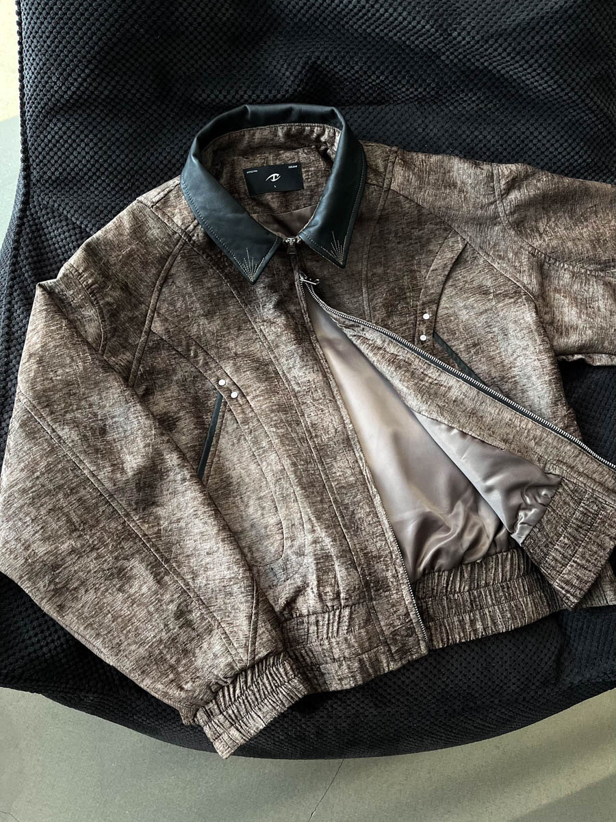 CATSSTAC 緞玉秀影 羊皮 翻領夾克