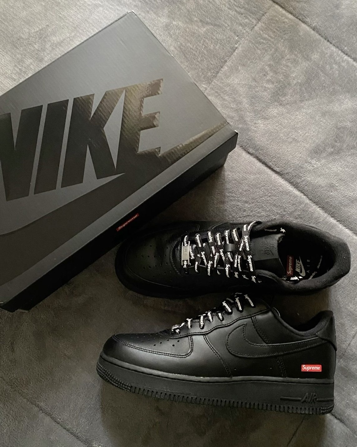 Supreme x Nike Air Force 1 Low 20SS 全黑