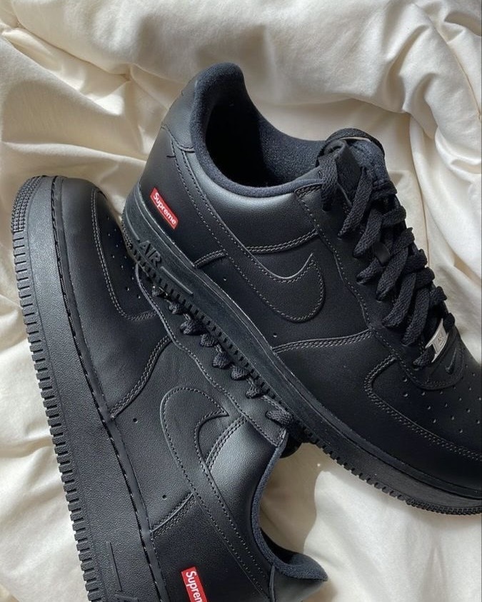 Supreme x Nike Air Force 1 Low 20SS 全黑