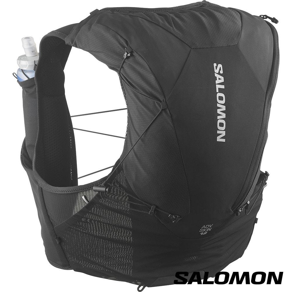 Salomon｜ADV SKIN 12 水袋背包組 "Black"