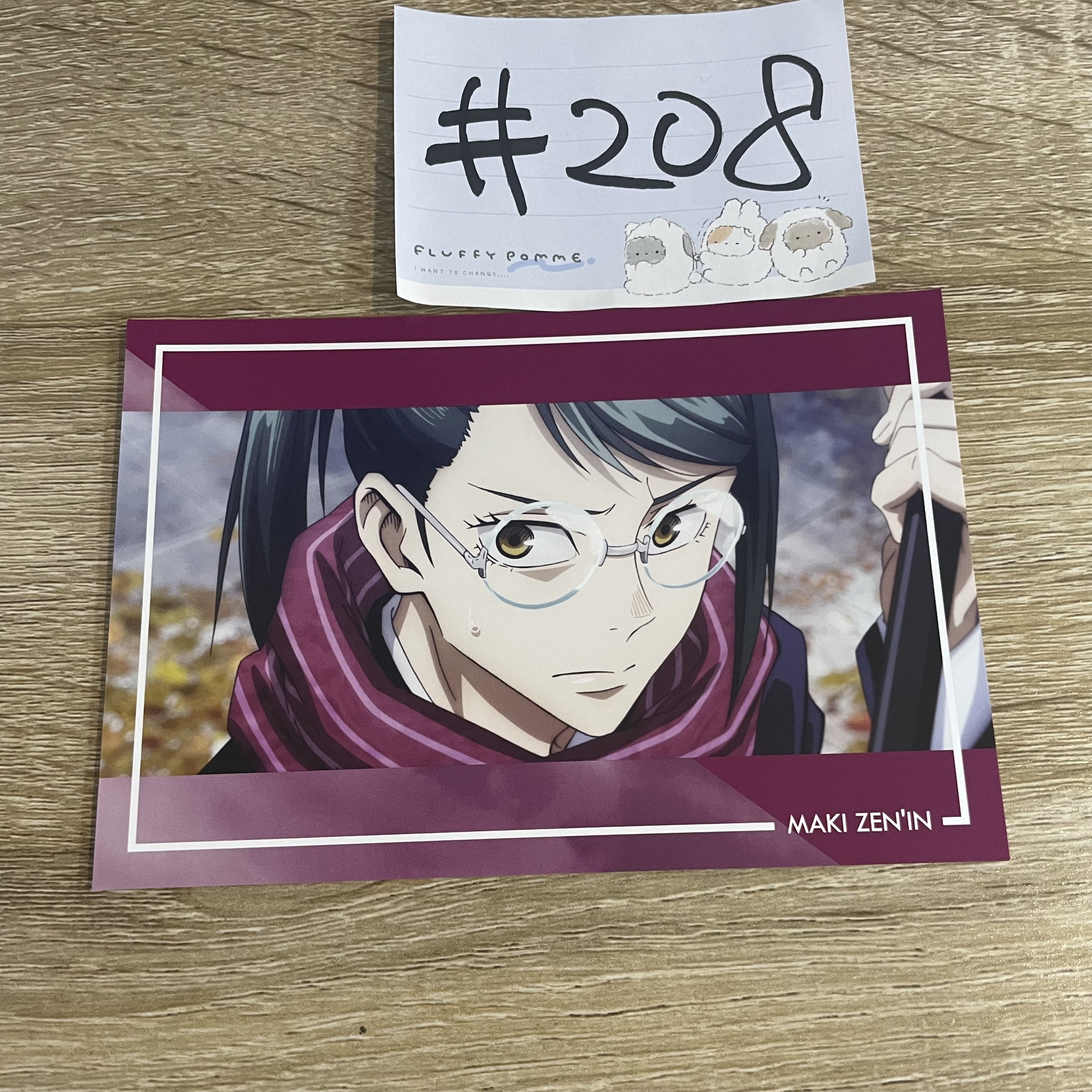 咒術迴戰  真希   明信片#208