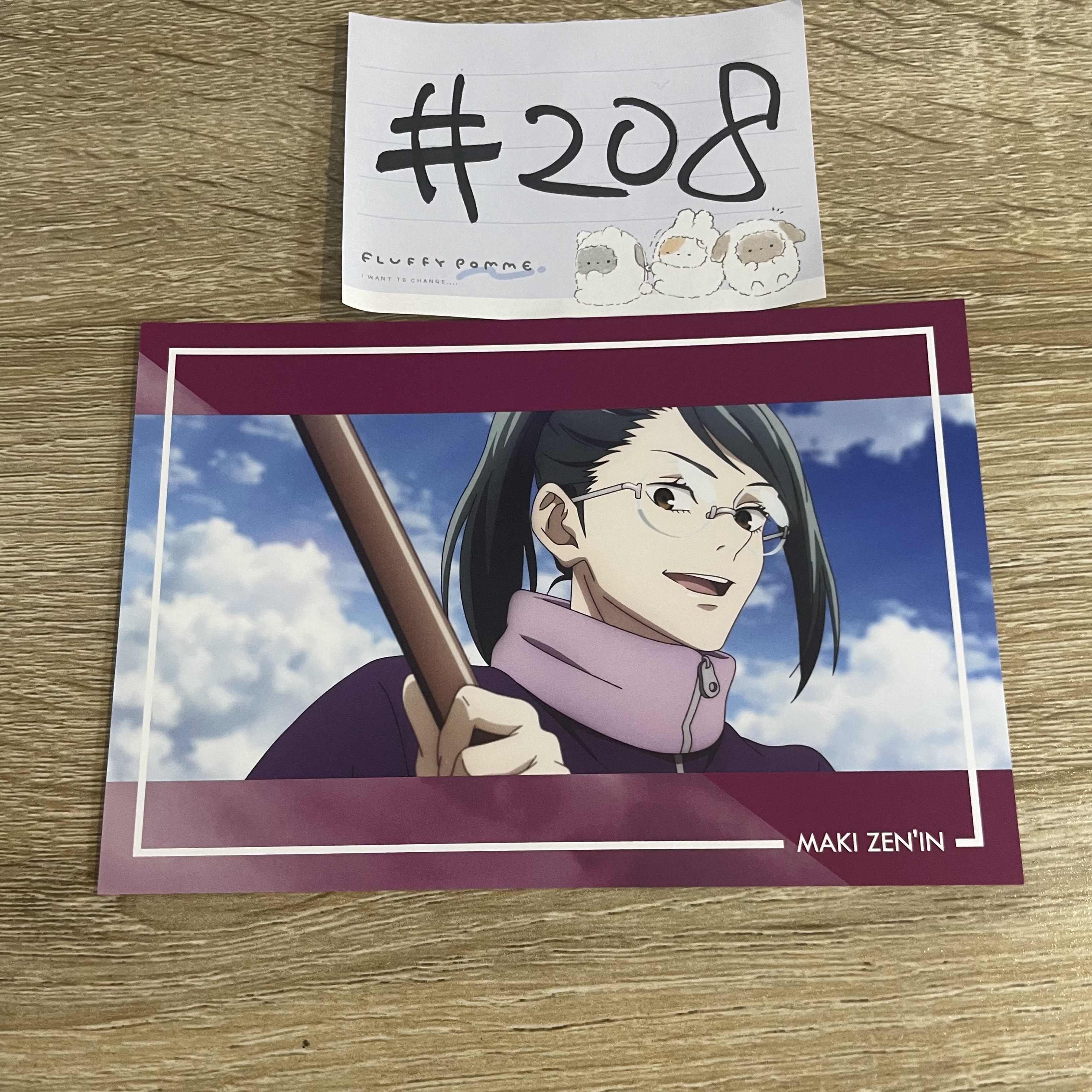 咒術迴戰  真希   明信片#208