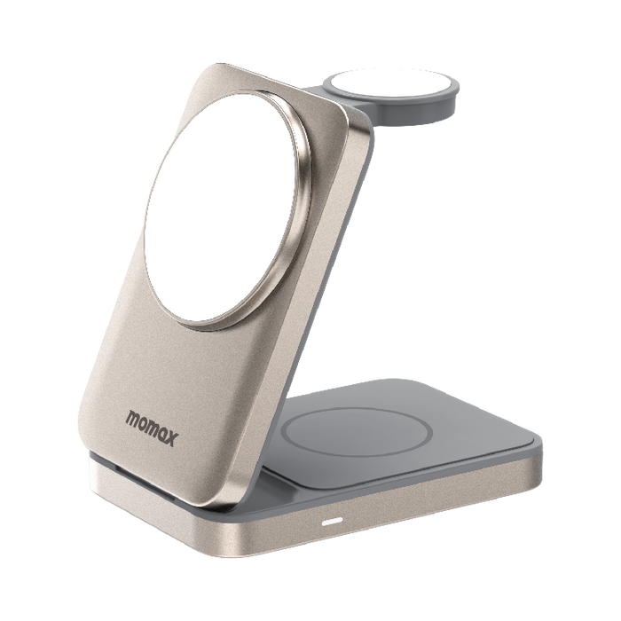 Momax 1-Charge Q.Port 折疊 Qi2 三合一磁吸無線充電支架 UD36L